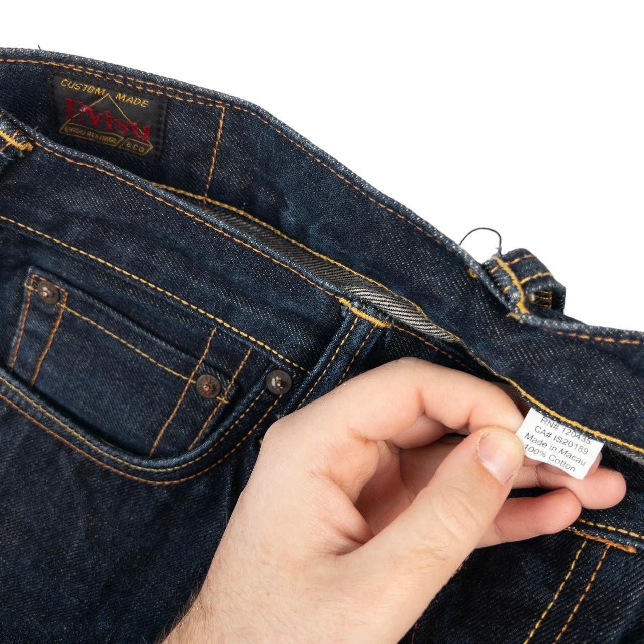 Evisu Vintage Evisu Double Dragon Japanese Denim Jeans Size W33 Size US 33 - 6 Thumbnail