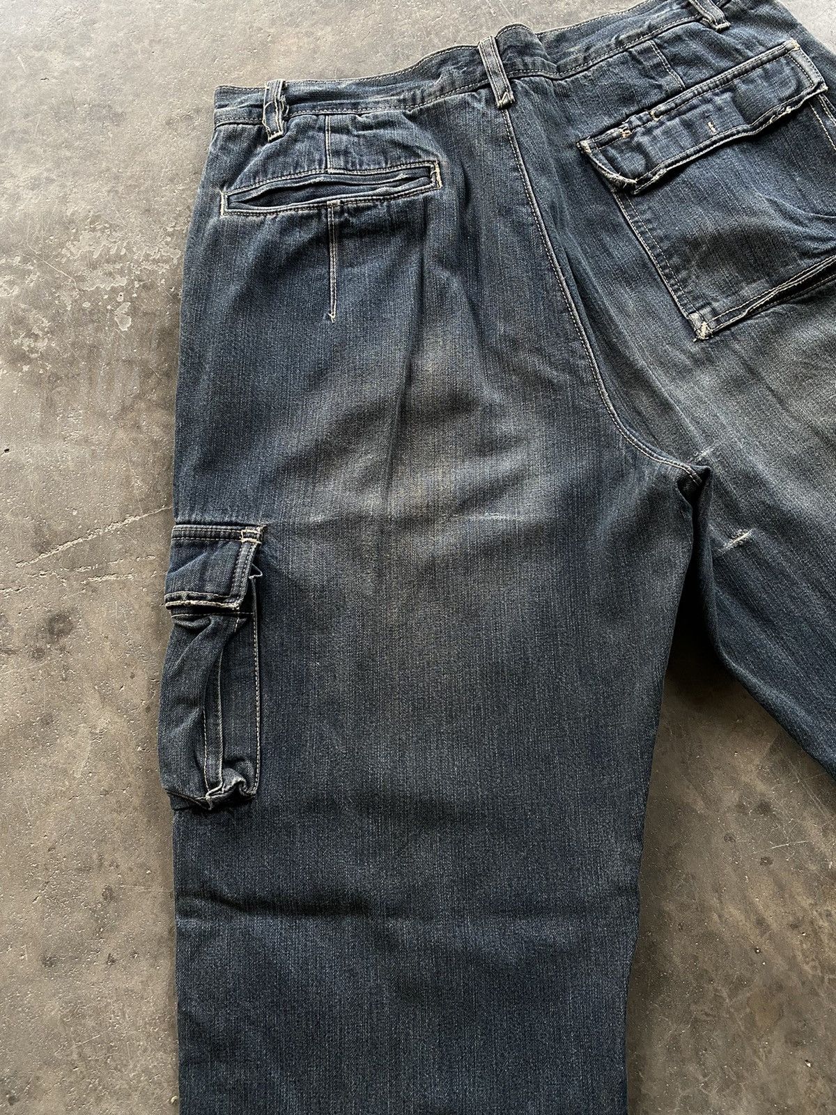 Vintage Baggy Jeans Vintage Workwear Old Navy Cargo 34x34 Size US 34 / EU 50 - 11 Thumbnail