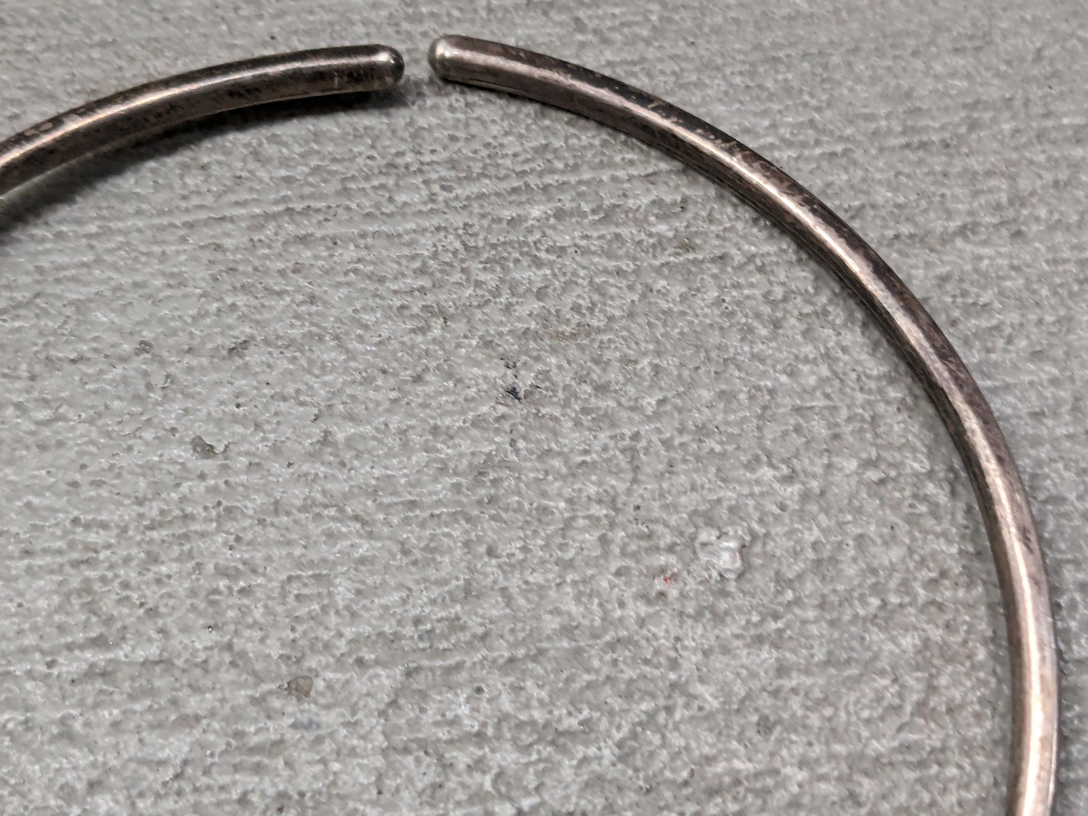 Other Vintage Sterling Silver Collar Necklace Choker 13" Y2K Size ONE SIZE - 5 Thumbnail