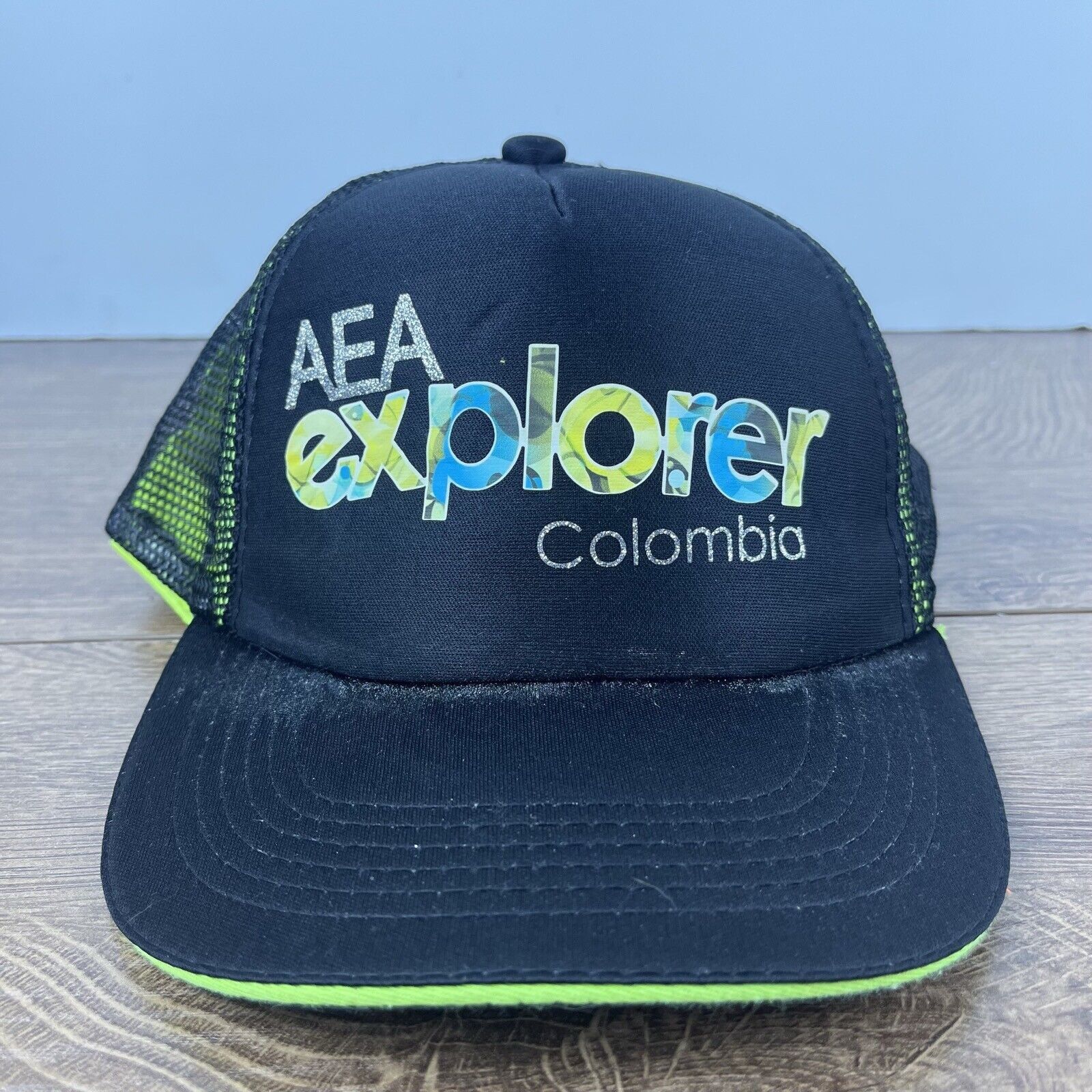 Columbia AEA Explorer Columbia Hat Snapback Hat Black Hat Adjustable Size ONE SIZE - 1 Thumbnail