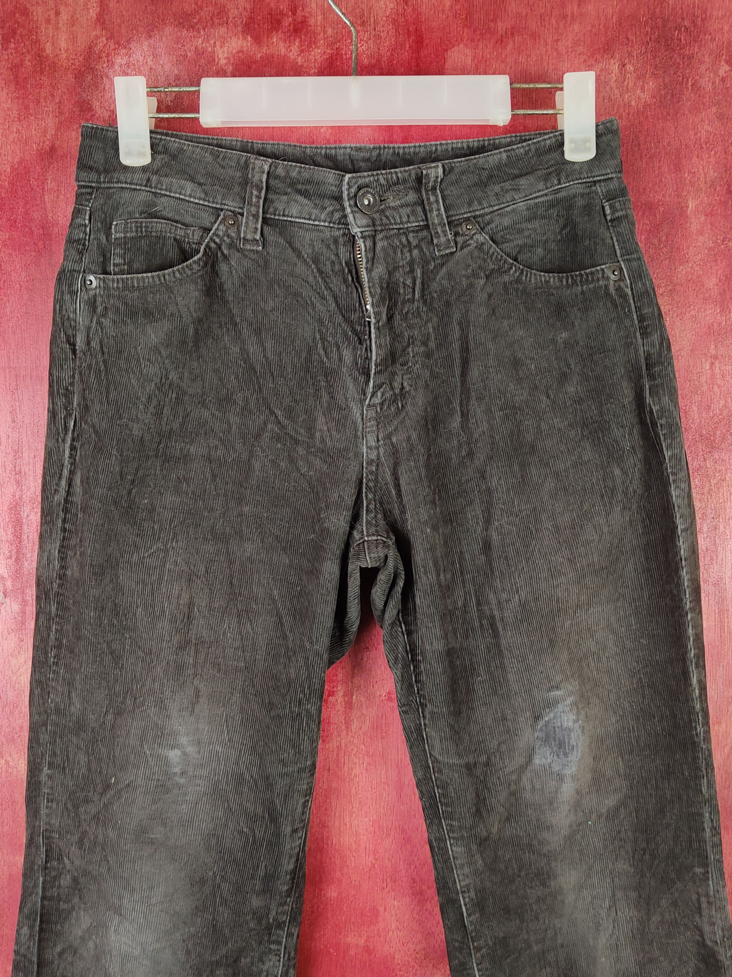 Uniqlo × Vintage Uniqlo Dark Brown japan vintage Corduroy Pants #S1428 Size 25" / US 0 / IT 36 - 2 Thumbnail