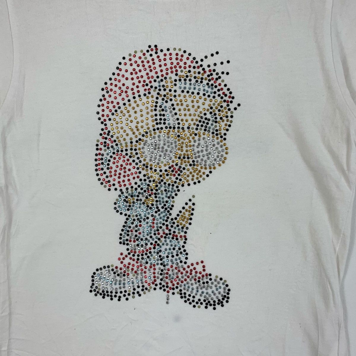 Vintage Vintage 2004 LOONEY TUNES TWEETY BIRD Glitter Tee Shirt Top Size M / US 6-8 / IT 42-44 - 3 Thumbnail