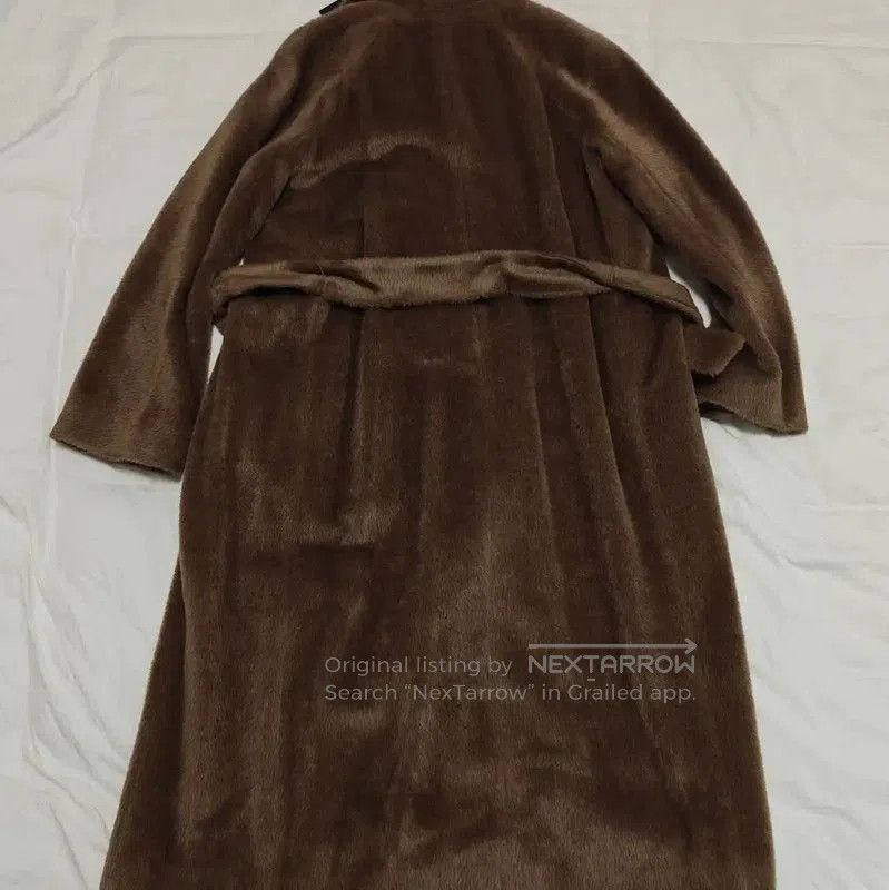 Max Mara MaxMara Brown Alpaca Wool Women's Coat . Size L / US 10 / IT 46 - 2 Thumbnail