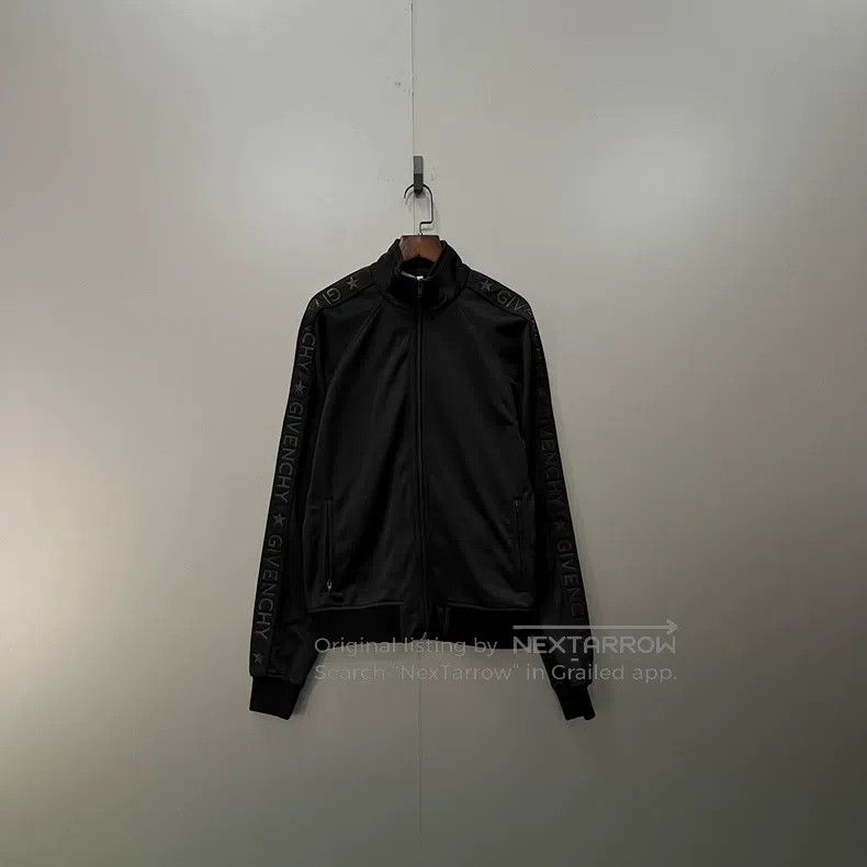 Givenchy Givenchy Size38 Black Side Logo Zipper Jacket Size 38 Size US M / EU 48-50 / 2 - 1 Thumbnail