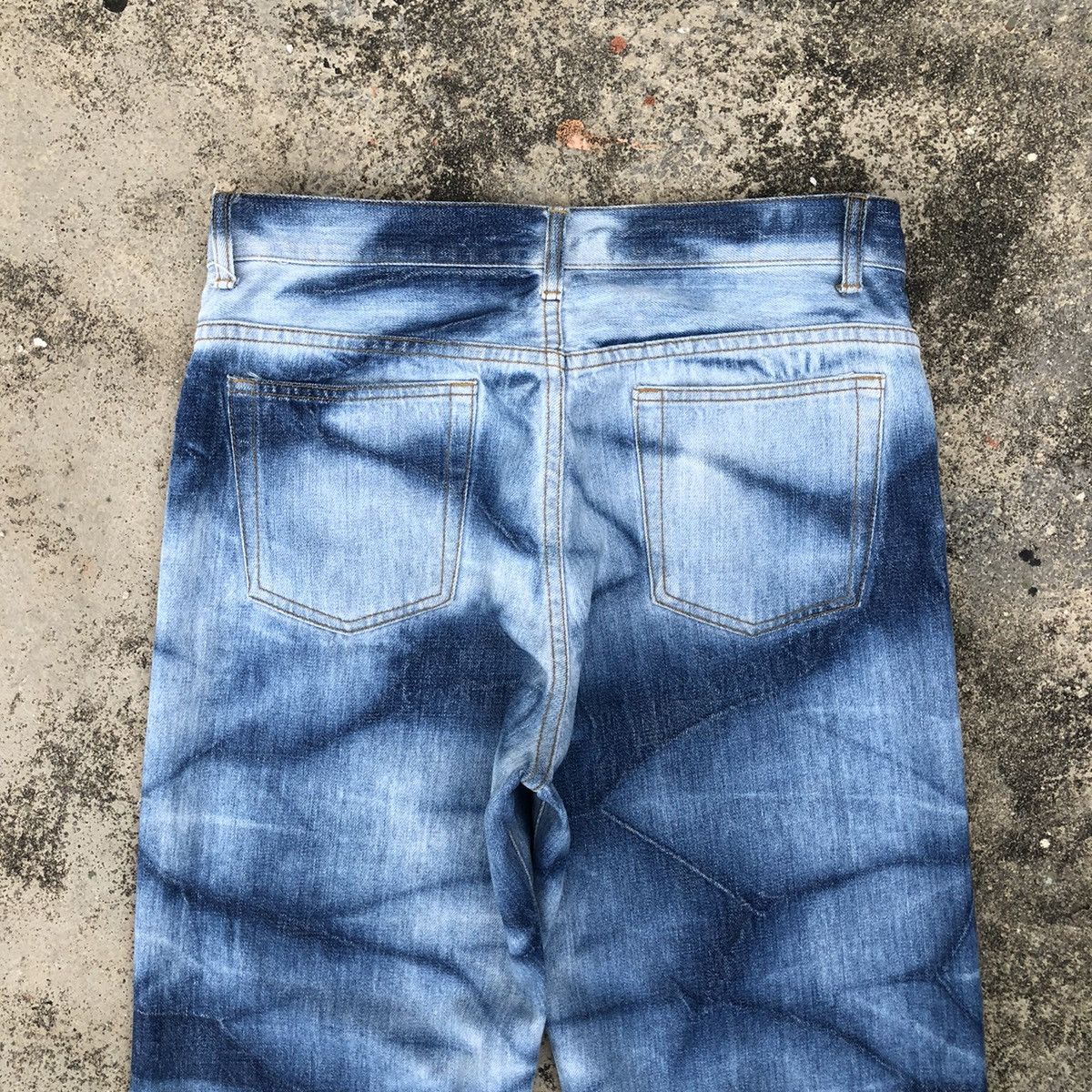 Japanese Brand Vintage Japanese Style Tie Dye Denim Pants Size US 33 - 12 Thumbnail