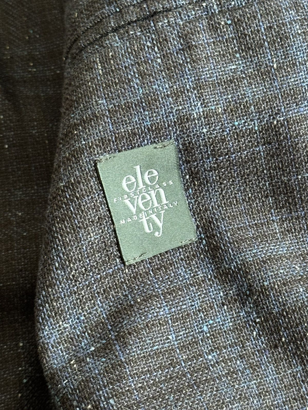 Eleventy Eleventy 52size blazer jacket button up linen blend light Size US L / EU 52-54 / 3 - 11 Thumbnail