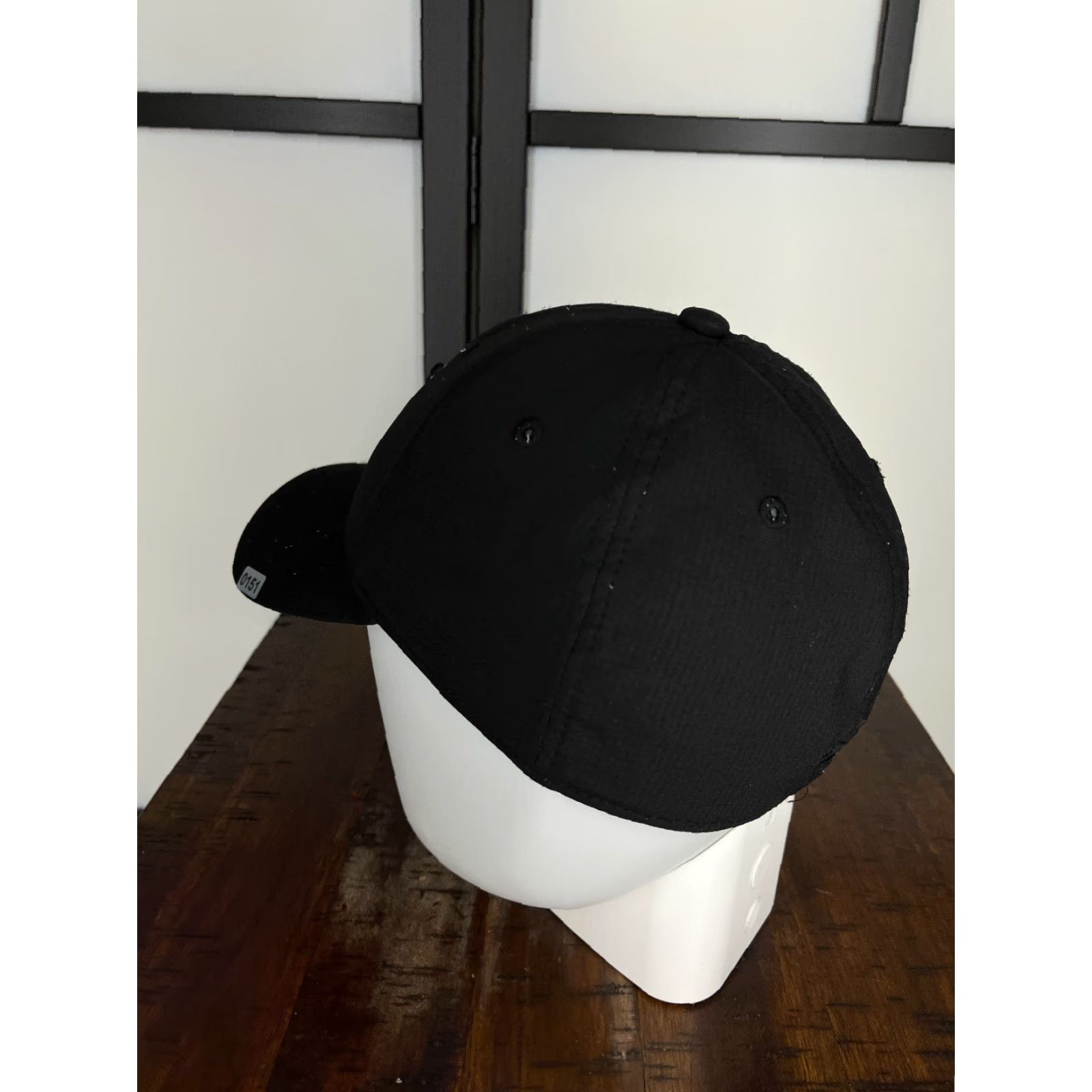 Puma PUMA Hat Cap Fitted Adult Medium Black Embroidered Polyester Spandex Blend Golf Size ONE SIZE - 5 Thumbnail