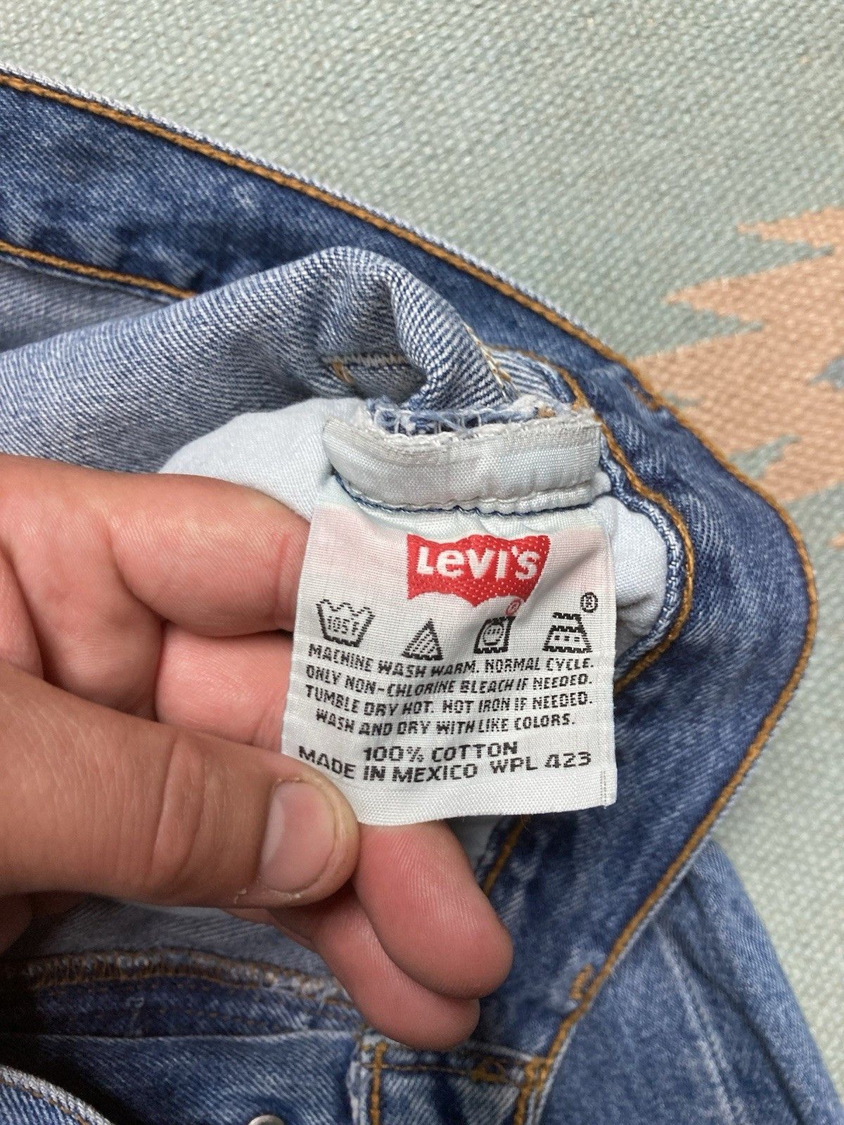 Levi's × Vintage Levi’s 501 xx jeans button fly mediu wash denim Mexico 32x31 Size US 32 / EU 48 - 9 Thumbnail