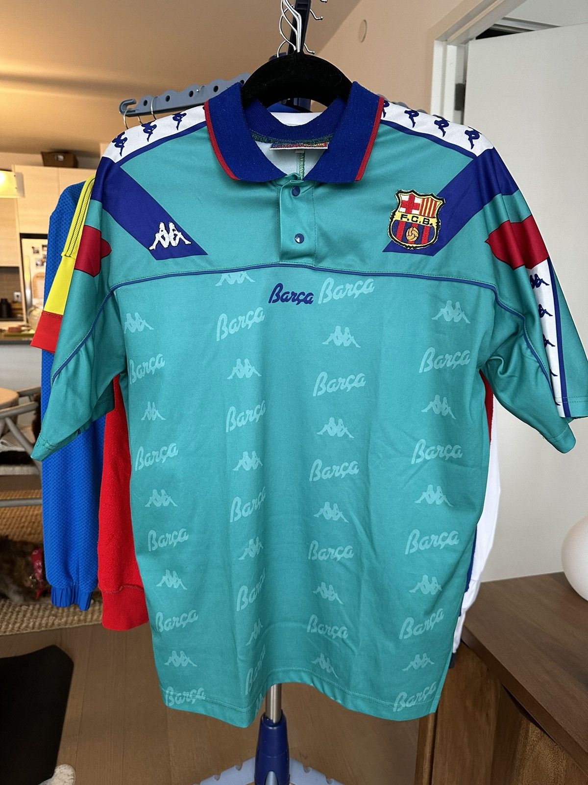 Kappa Barcelona away 92-95 football shirt | Grailed