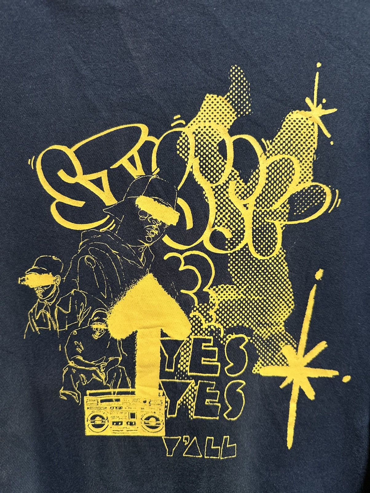 Stussy Vintage Stussy Rappers Hoodie Sun Faded Size US L / EU 52-54 / 3 - 2 Thumbnail
