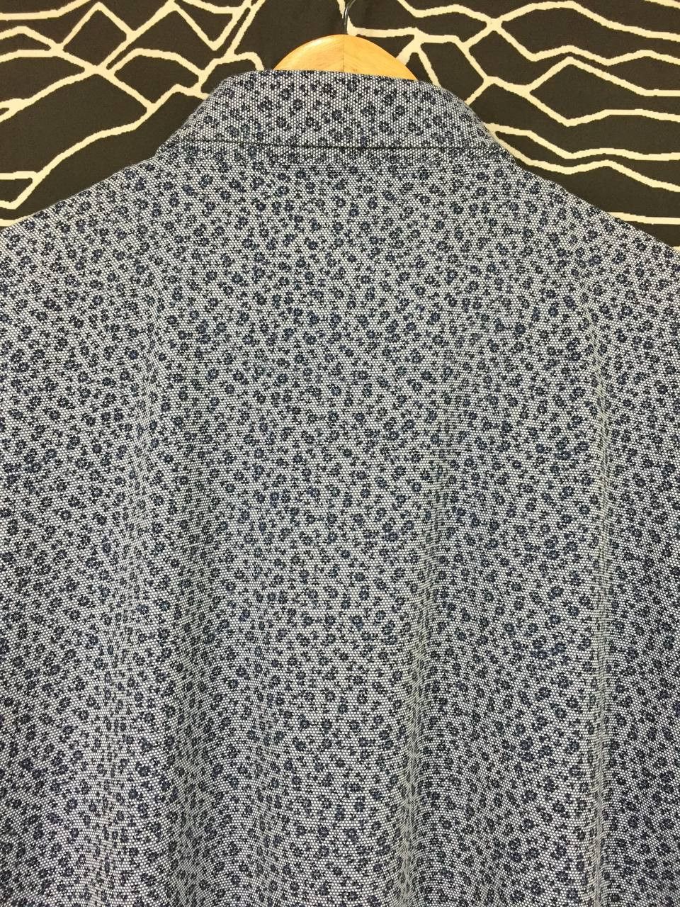 Vintage Vtg Import Post Blue Floral Patterned Polo Tee Size US XXL / EU 58 / 5 - 6 Thumbnail