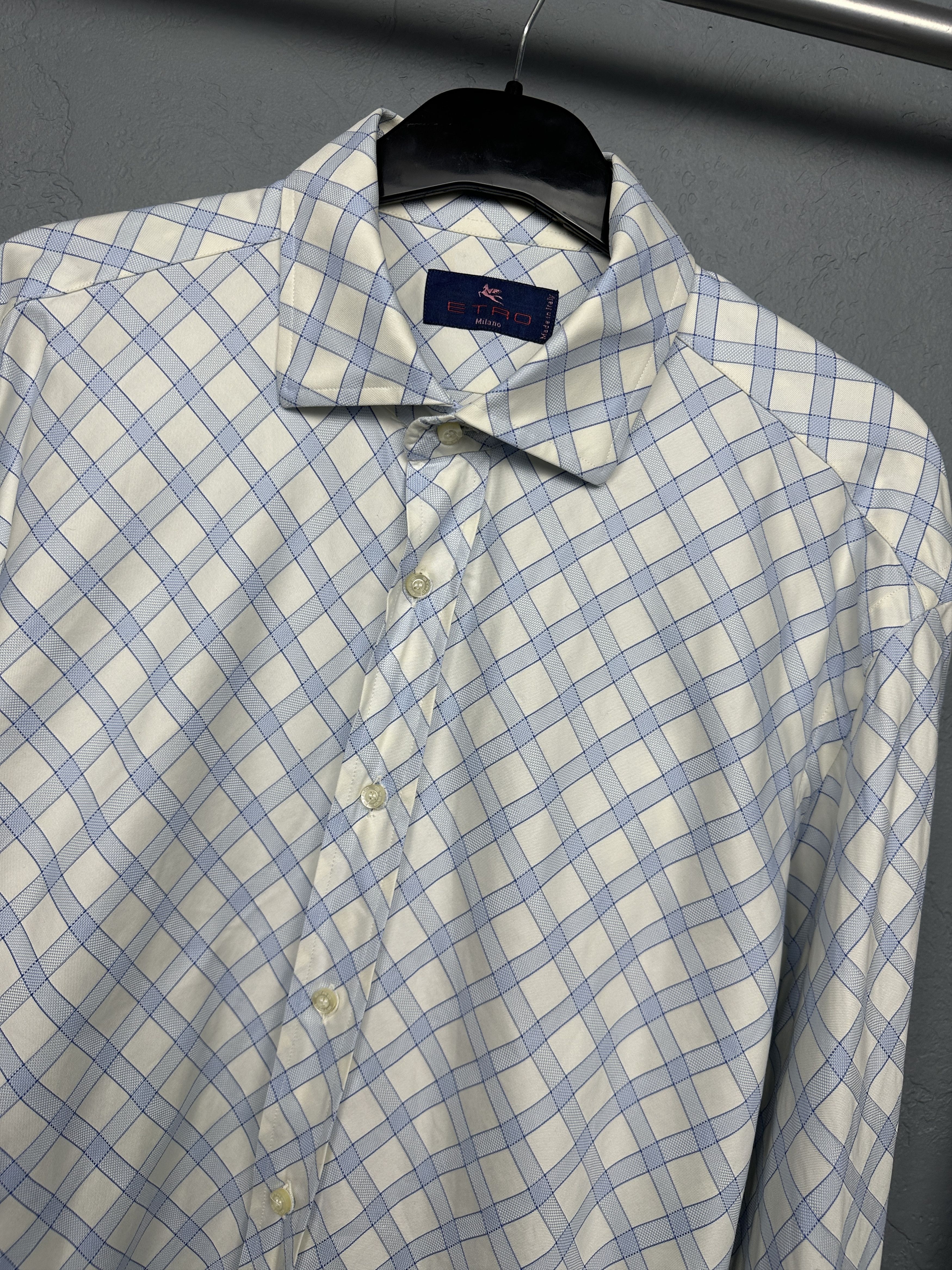 Etro Etro Milano Mens Long Sleeve Shirt Size US XL / EU 56 / 4 - 2 Thumbnail