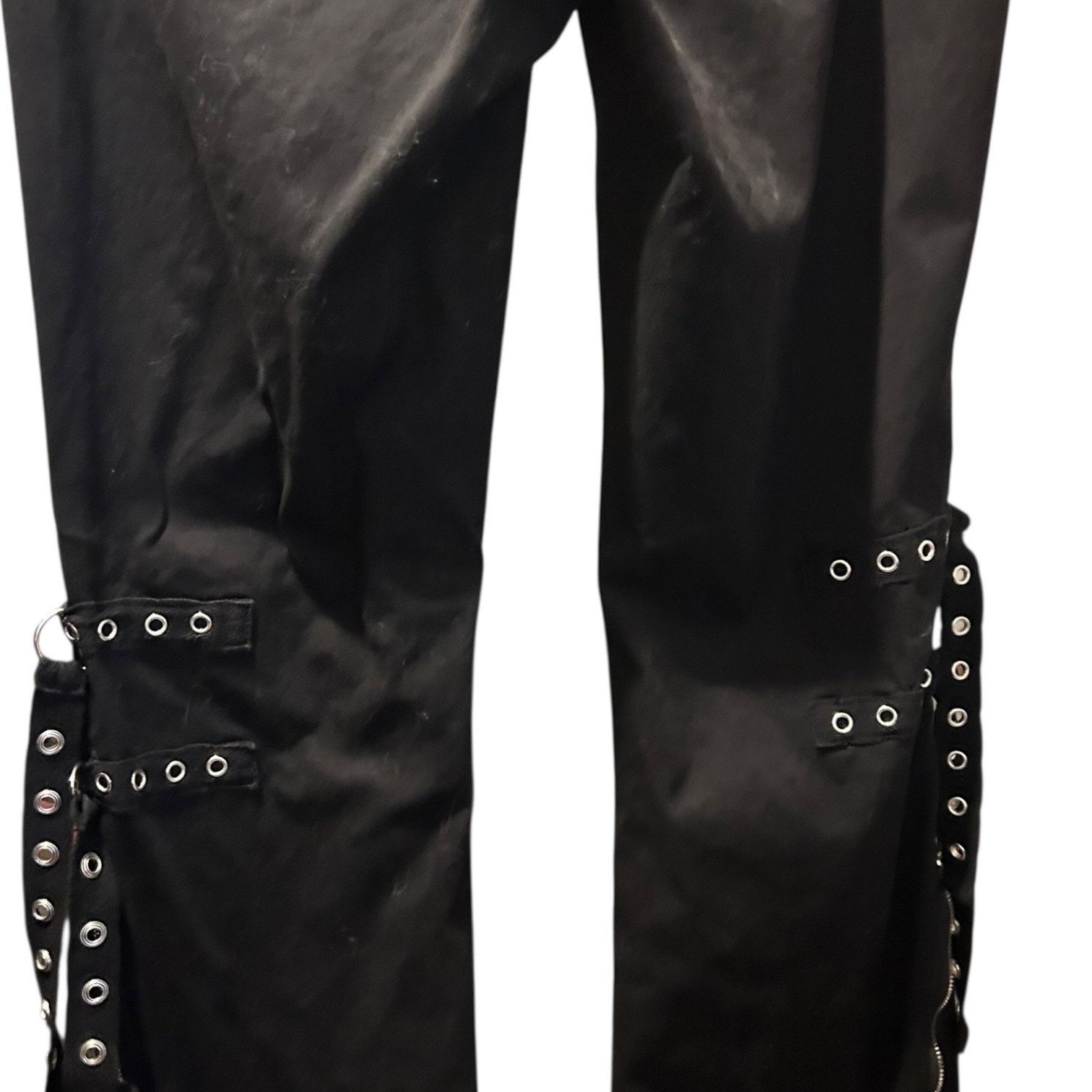 Hot Topic Hot Topic black zipper flare pants size 9 goth punk Size 30" / US 8 / IT 44 - 8 Thumbnail