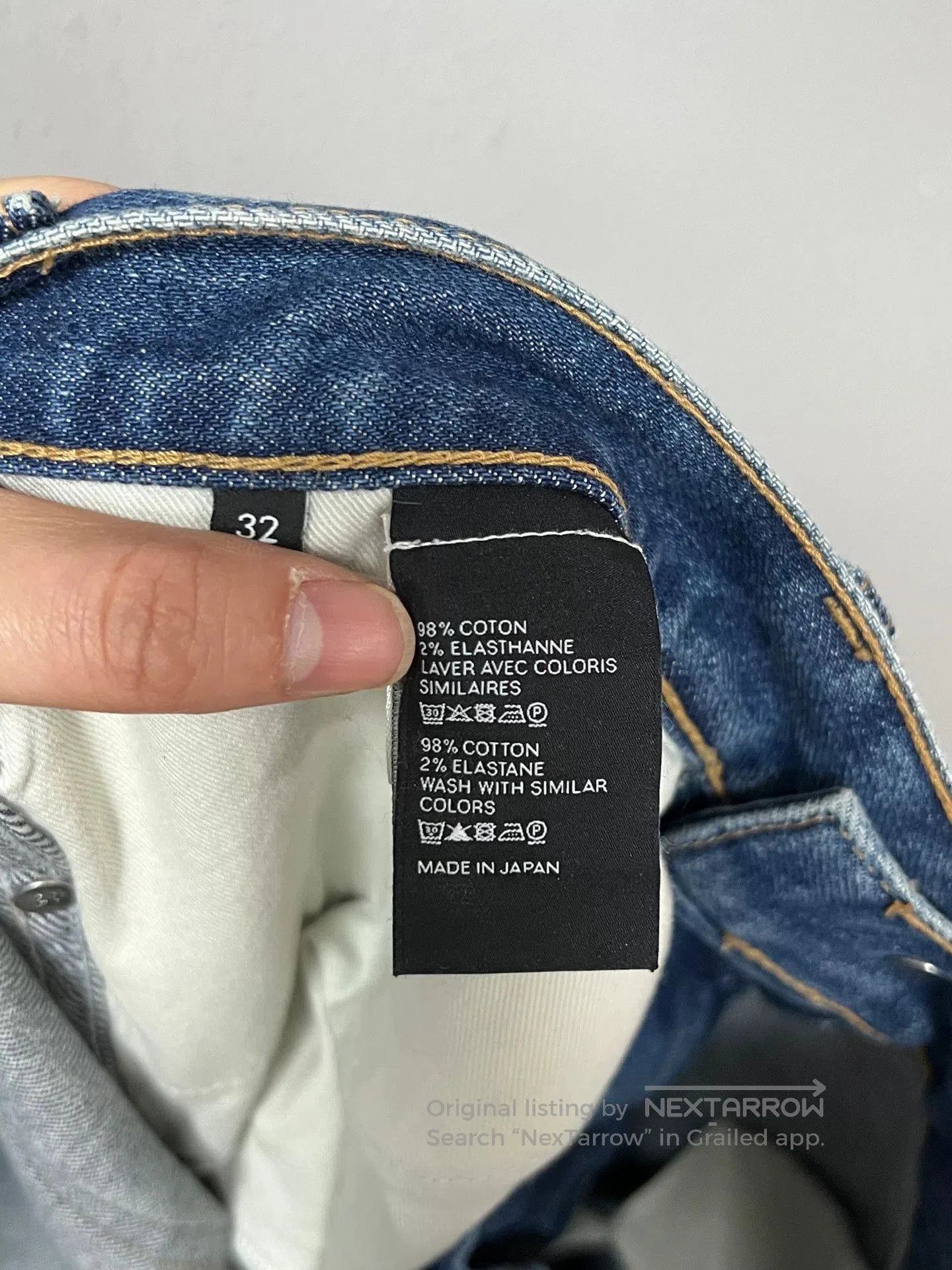 Celine Celine Direct Wash Straight Leg Jeans. Size US 32 / EU 48 - 5 Thumbnail