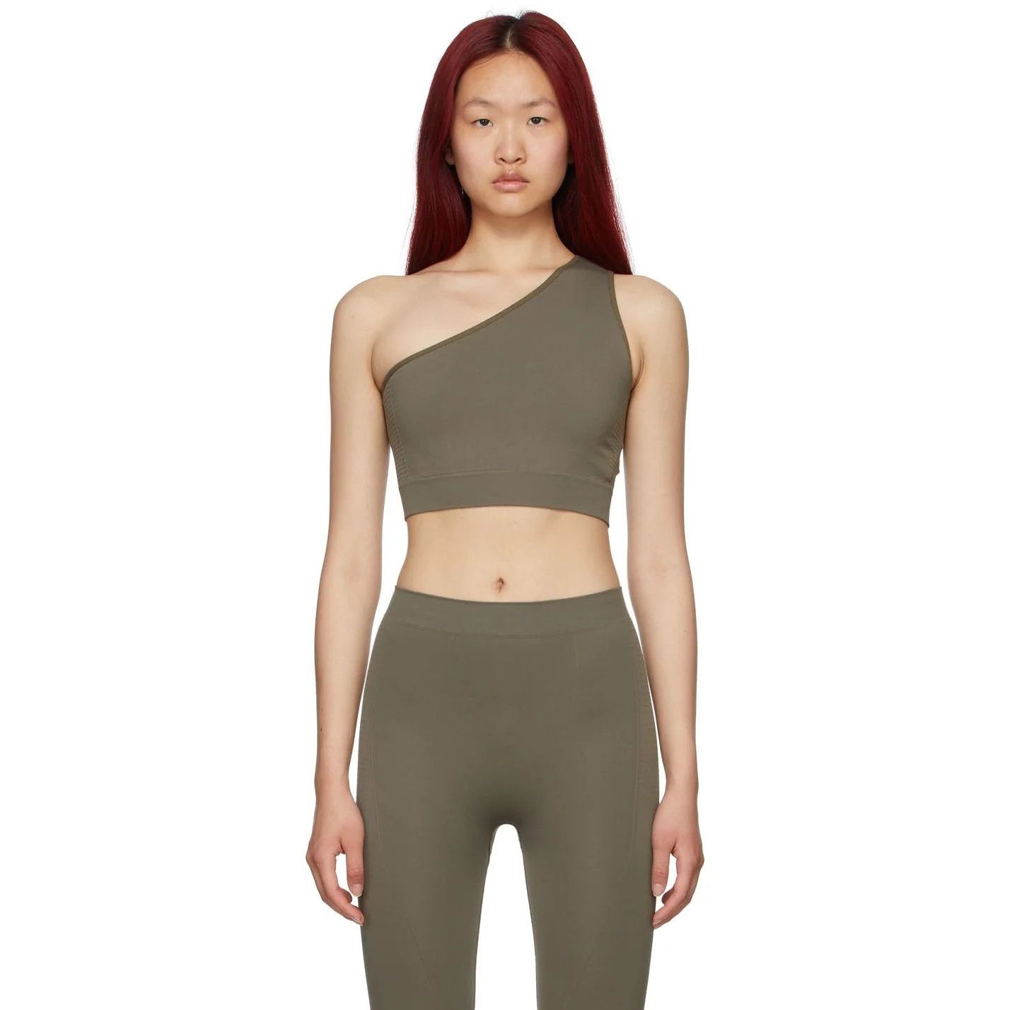 Rick Owens o1y0126 Crop Top in Military Green Size L / US 10 / IT 46 - 1 Thumbnail