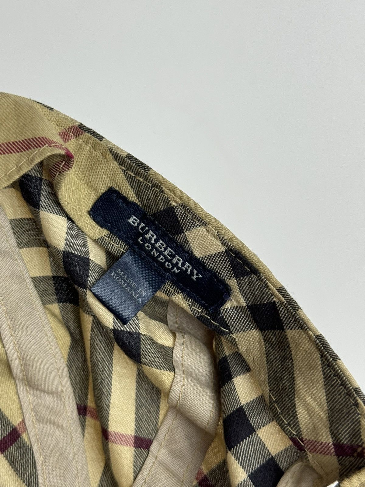Burberry Vintage rare hat Burberry Nova Check original casual item Size ONE SIZE - 4 Thumbnail
