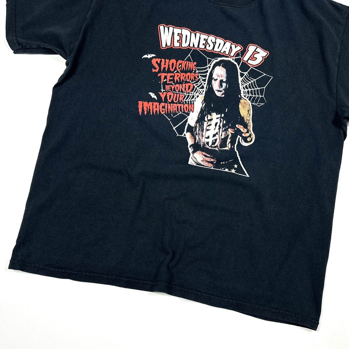 Other Vintage 00’s Wednesday 13 Horror Punk Gothic Rock T Shirt Size US XL / EU 56 / 4 - 9 Thumbnail