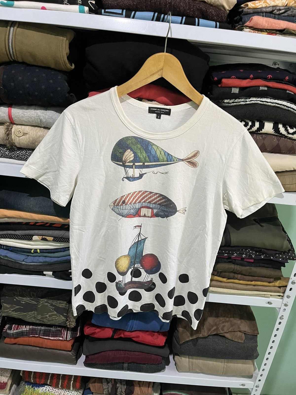 Comme des Garcons Comme Des Garcons Homme Ballon Shortsleeve Size S / US 4 / IT 40 - 2 Thumbnail