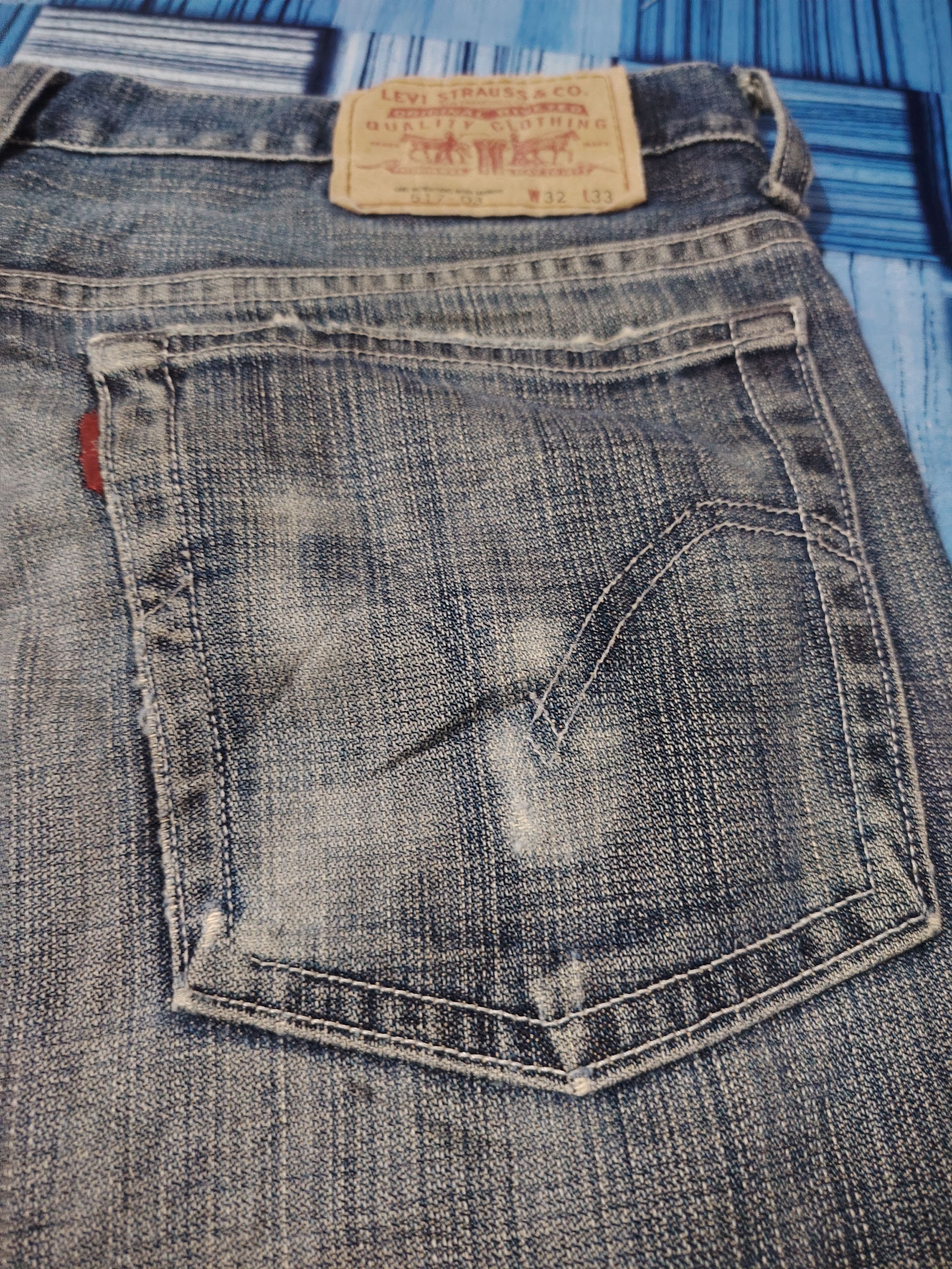 Vintage Distressed Levi's Flared Japan Jeans Size US 31 - 15 Thumbnail