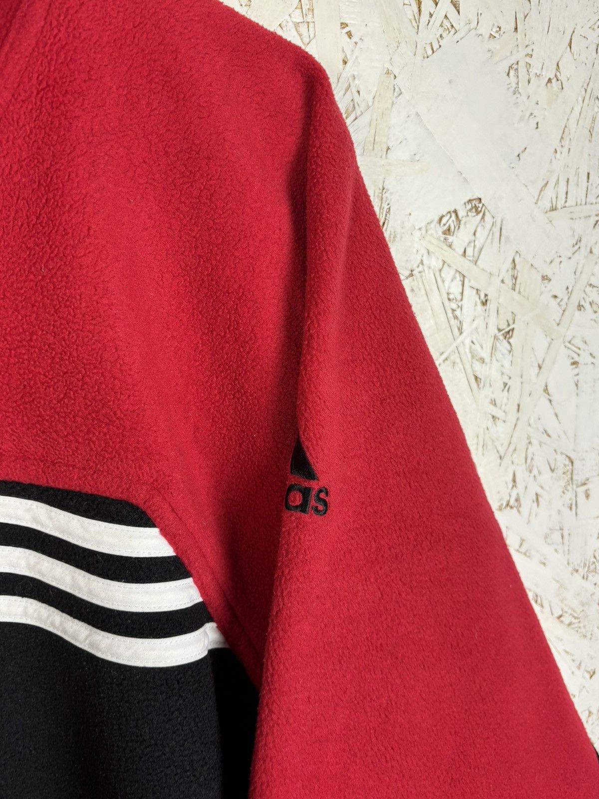 Adidas 90s Vintage Adidas Feyenoord Rotterdam Soccer Fleece Jacket Size US S / EU 44-46 / 1 - 4 Thumbnail