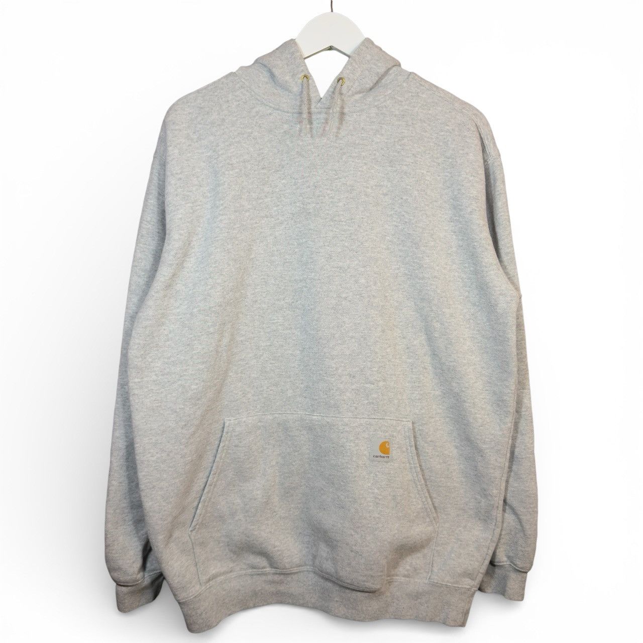 Carhartt Vintage 90s Carhartt Basic Logo Grey Hoodie Size US M / EU 48-50 / 2 - 1 Thumbnail