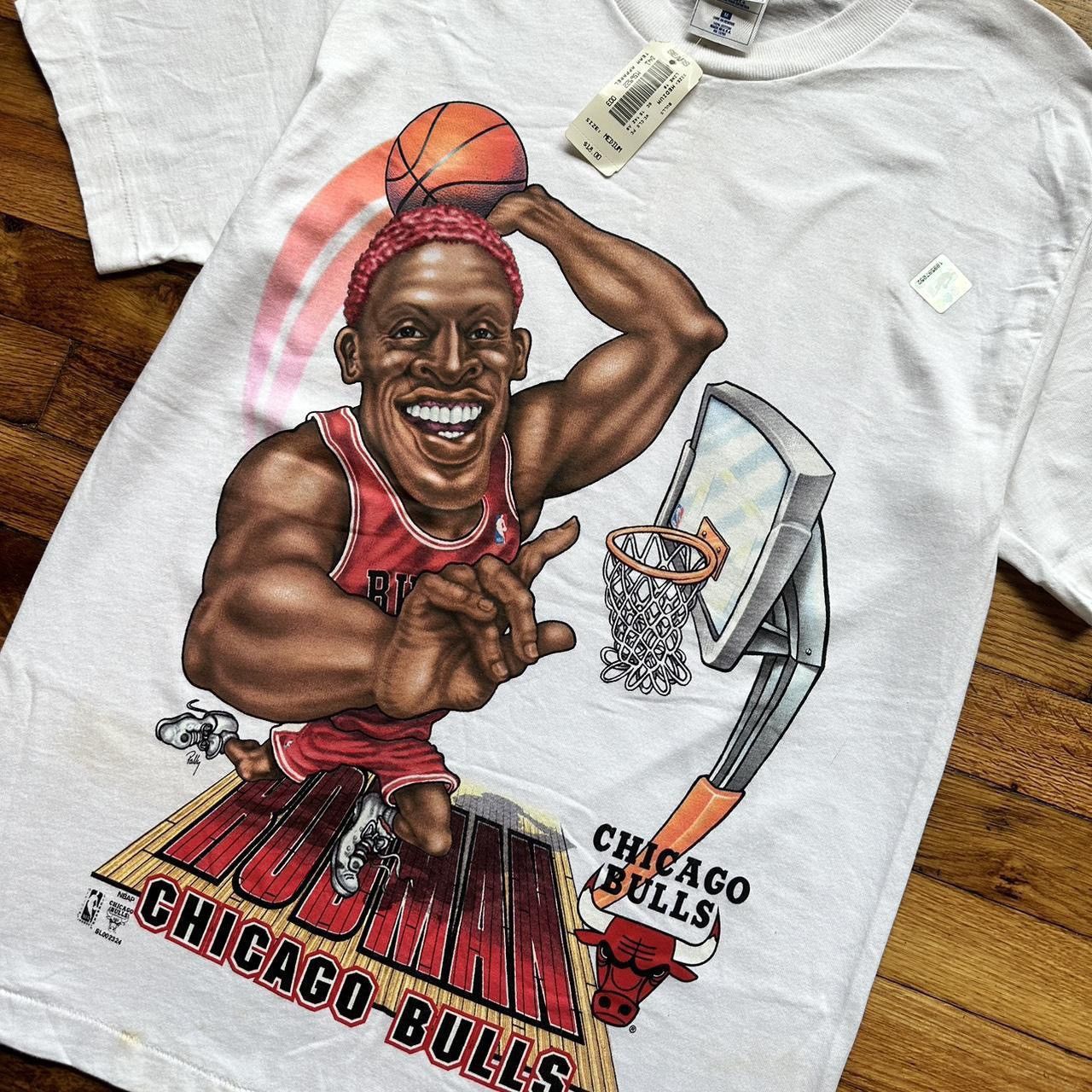 NBA × Vintage Vintage Dennis Rodman Tee Size US M / EU 48-50 / 2 - 2 Thumbnail
