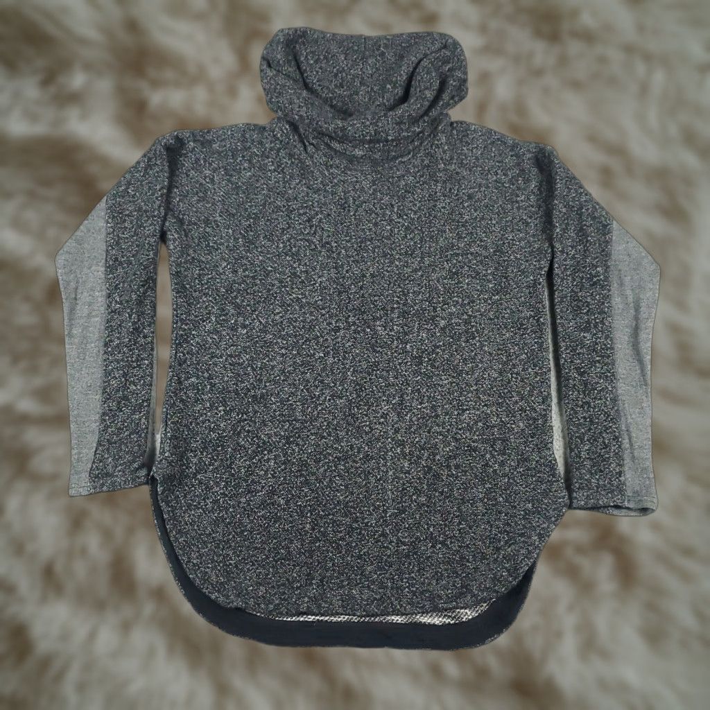 Tommy Hilfiger Tommy Hilfiger Womens Sweater Pullover Long Sleeve Cowl Neck Gray Regular Fit All Seasons Modern 90s Casual Office Size M / US 6-8 / IT 42-44 - 1 Thumbnail