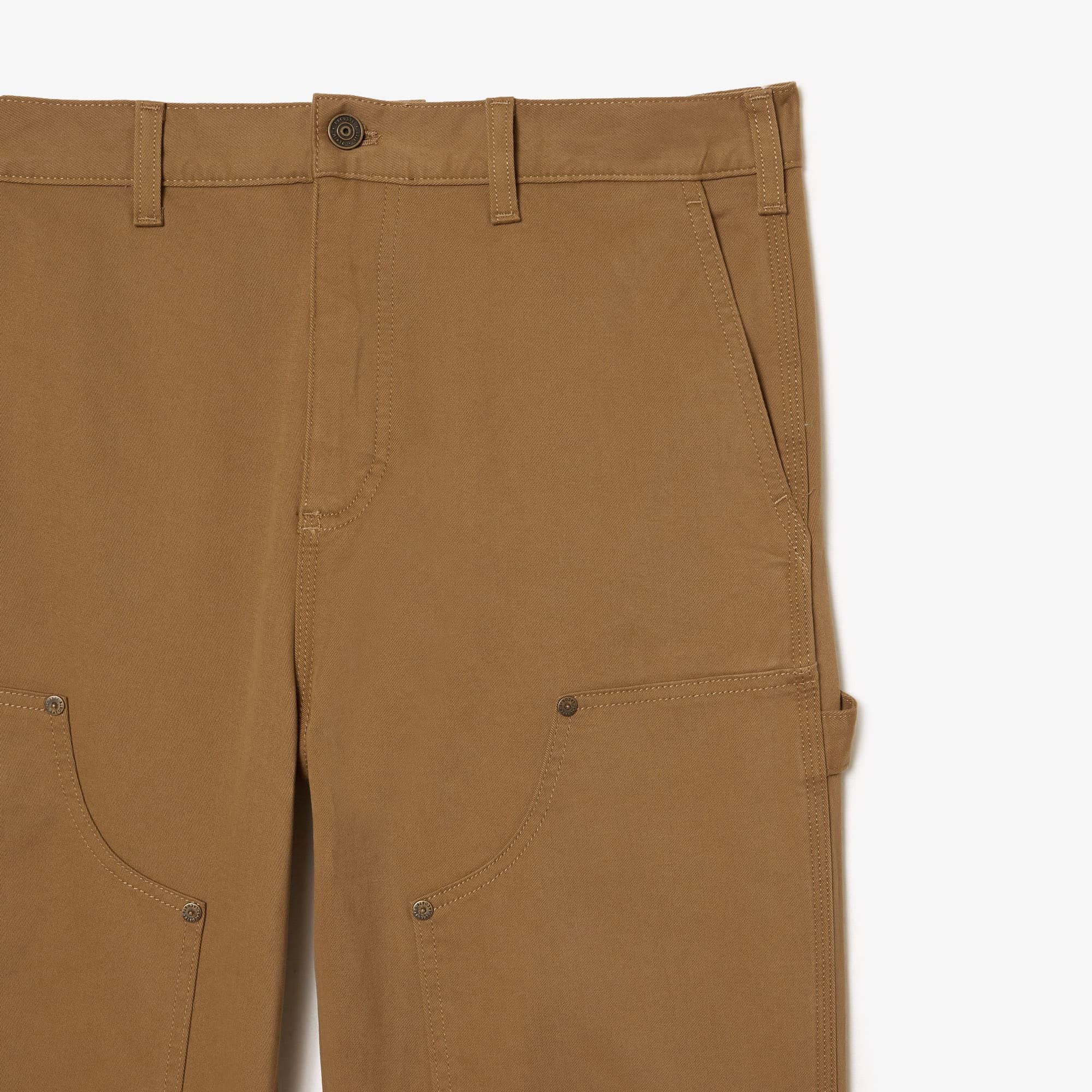 Lacoste 32 Lacoste Straight Fit Cotton Twill Cargo Pants Brown Size US 32 / EU 48 - 4 Thumbnail