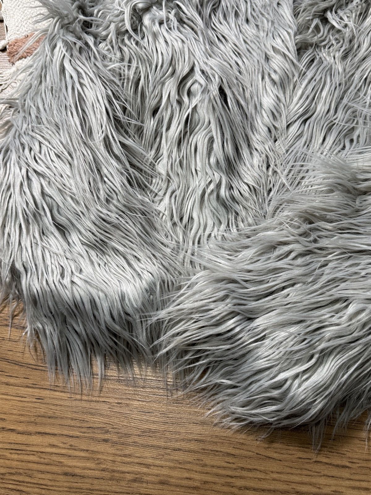 Japanese Brand AVANT GARDE FLUFFY MOHAIR MILKY FAUX FUR COAT Size XS / US 0-2 / IT 36-38 - 4 Thumbnail