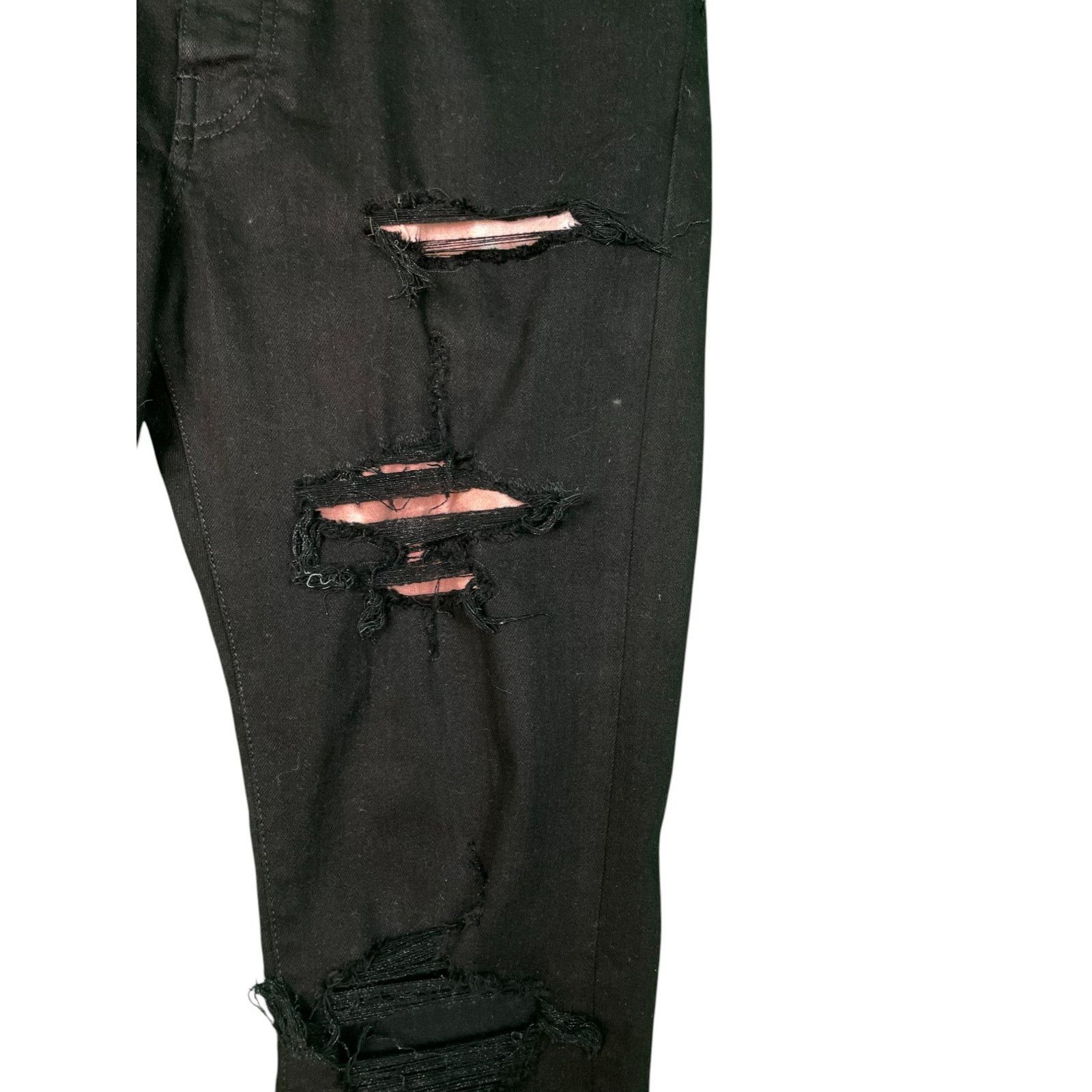 Amiri Amiri Clay Side Logo Black Jeans Size US 33 - 4 Thumbnail