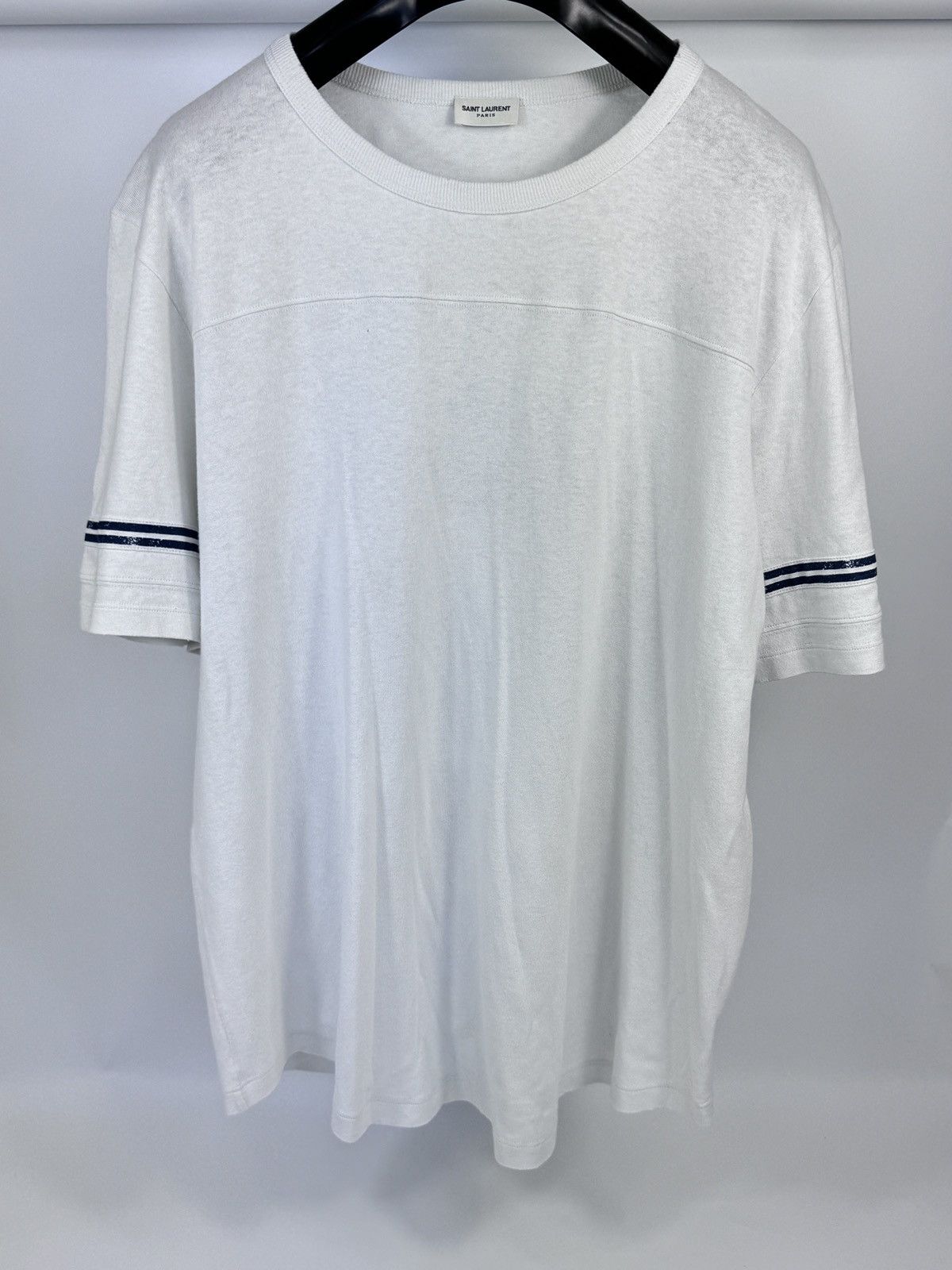 Saint Laurent Paris SHORT SLEEVE T-SHIRT Size US XXL / EU 58 / 5 - 2 Thumbnail