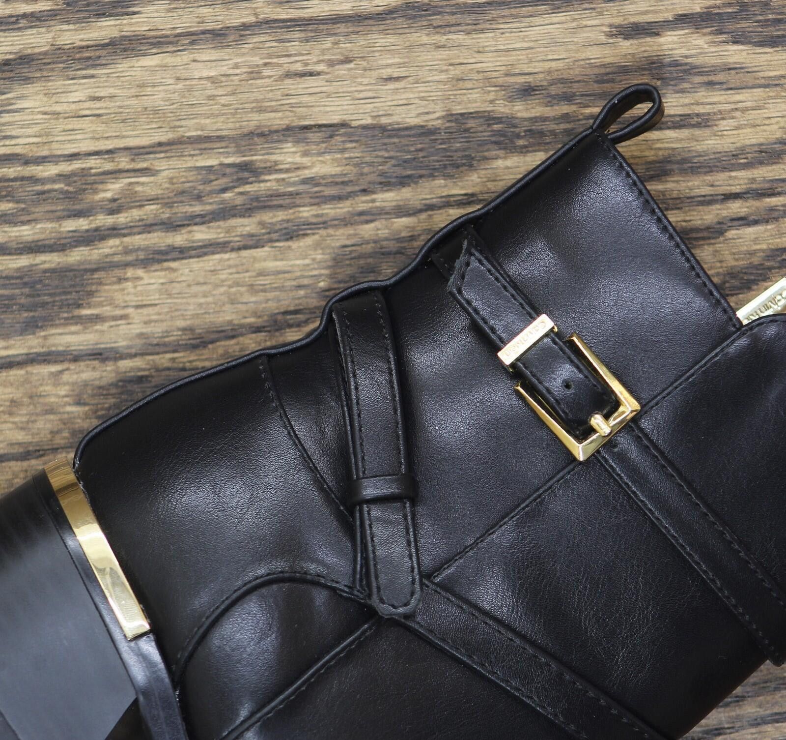 Calvin Klein Nwt Calvin Klein Womens Jasen Buckle Boots Kcjasen Black 6m Size US 6 / IT 36 - 7 Thumbnail