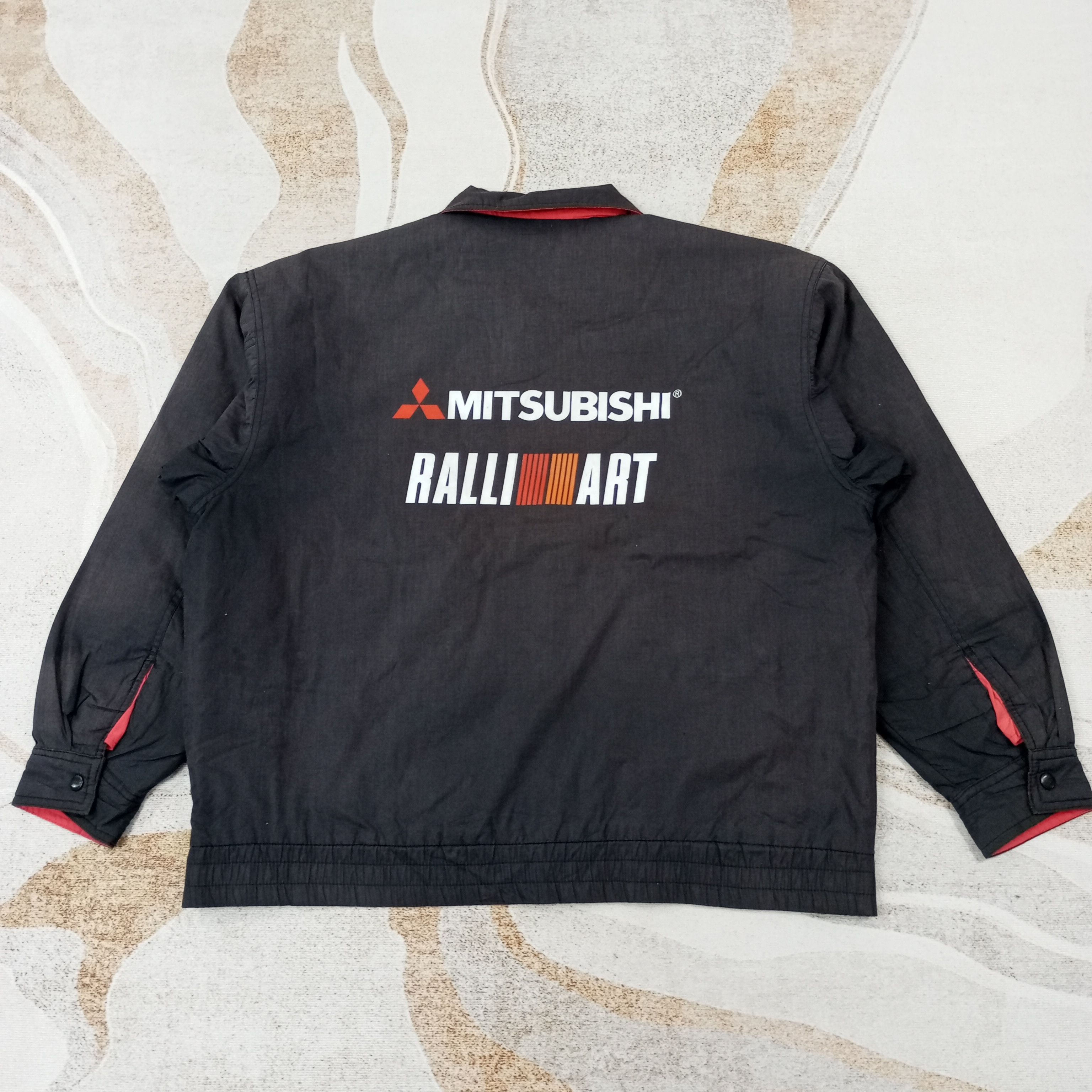 Vintage Mitsubishi Ralli Art Motorsports Custom Art Jacket c237n5 Size US L / EU 52-54 / 3 - 1 Thumbnail