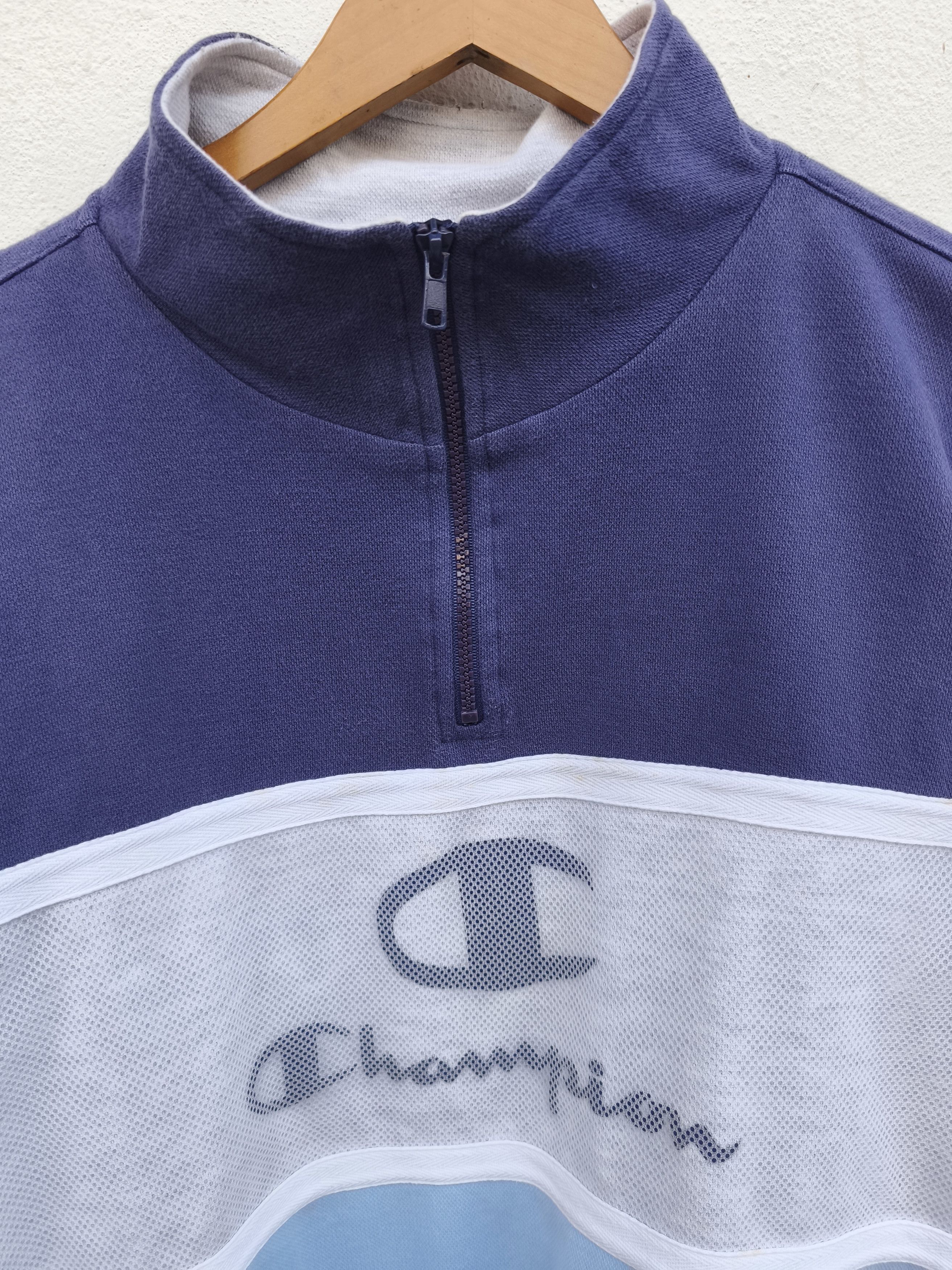 Champion Vtg 90s Vintage Champion sweatshirt half zipper champion Size US L / EU 52-54 / 3 - 4 Thumbnail