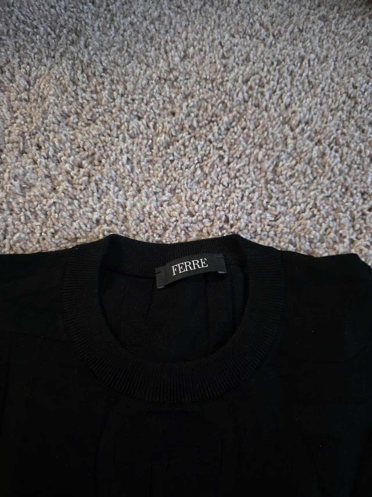 Gianfranco Ferre Gianfranco Ferre: Monogram Sweater (Viscose) Size: XL Size US XL / EU 56 / 4 - 3 Thumbnail
