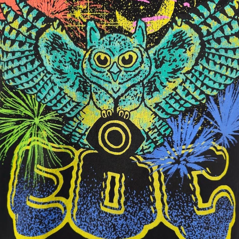 Vintage EDC T Shirt Mens Small Black Electric Daisy Carnival Las Vegas Owl Shirt Mens Short Sleeve Crew Neck Cotton Insomniac Streetwear Size US S / EU 44-46 / 1 - 3 Thumbnail