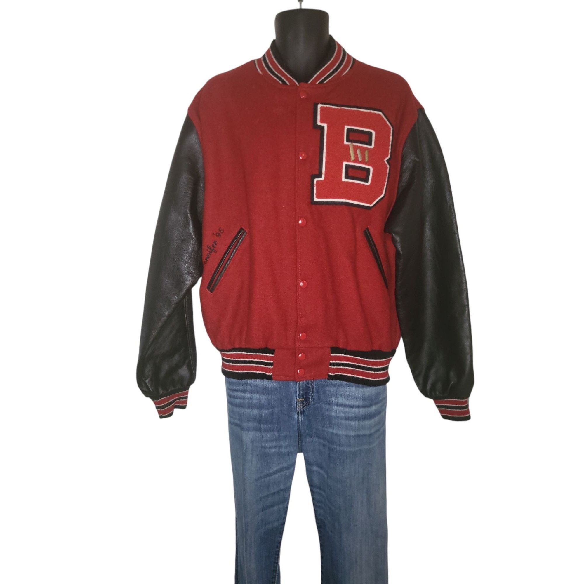 Vintage Vintage Gem Sportswear Varsity Jacket Women Sz XL Made In US Size XL / US 12-14 / IT 48-50 - 1 Thumbnail