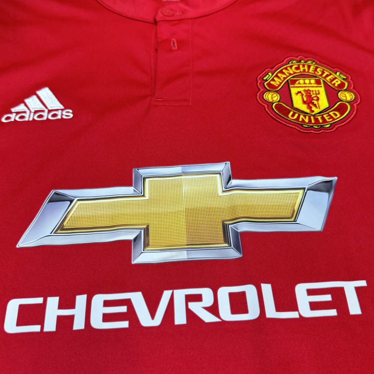 Adidas Manchester united 17/18 longsleeves home shirt #7 Beckham Size US XL / EU 56 / 4 - 4 Thumbnail