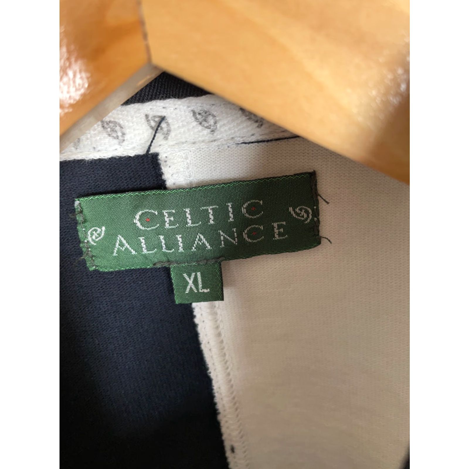 Vintage VINTAGE? No — Celtic Alliance Long Sleeve Rugby Shirt Men XL Black White Embroidered Polo 90s Sports Casual Mens XL Embroidered Rugby Shirt Size US XL / EU 56 / 4 - 3 Thumbnail