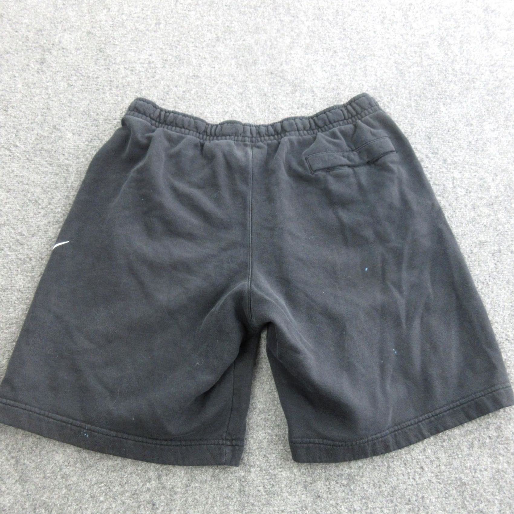 Nike Nike Sweat Shorts Mens Large Black Fleece Drawstring Pockets 10 Inseam Gym Wear Size US 33 - 7 Thumbnail