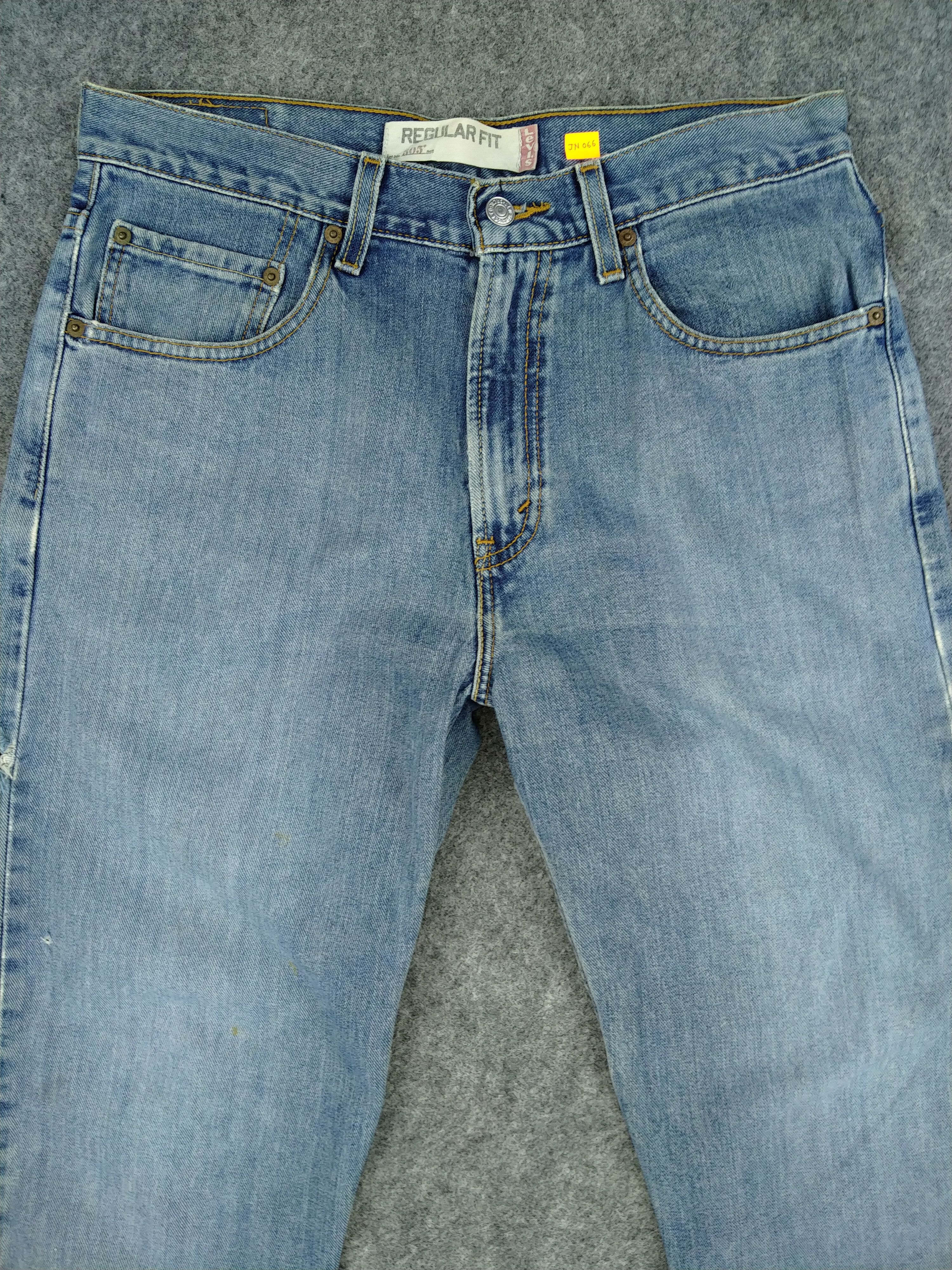 Levi's Vintage Levi's 505 Regular Fit Denim 33 x 34 -JN066 Size US 33 - 3 Thumbnail