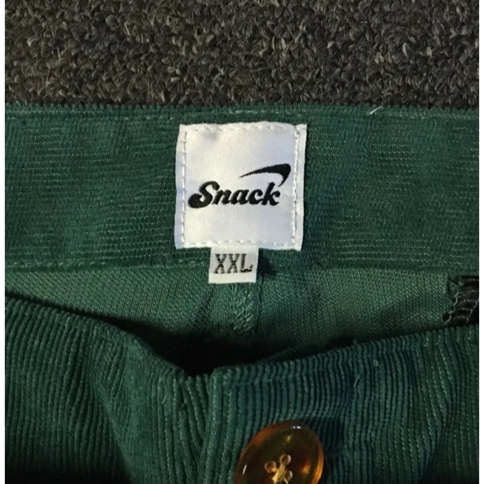 Vintage VINTAGE Snack Skateboards Unlock Corduroy Cargo Pants XXL Polar Skate Co Mens 2XL Green Cargo Pants 80s 90s Skateboarding Big Boy TOA GX1000 Size US 39 - 6 Thumbnail