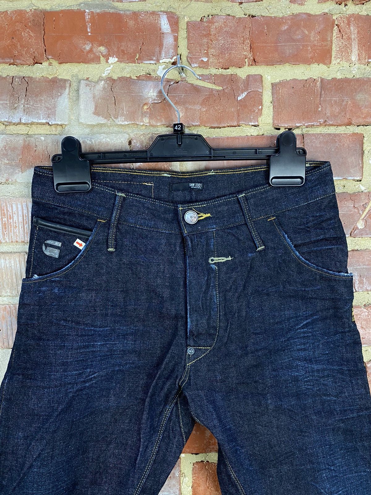 G-Star G-Star Raw 3301 Riley Loose Tapered Denim Jeans Size US 29 - 3 Thumbnail