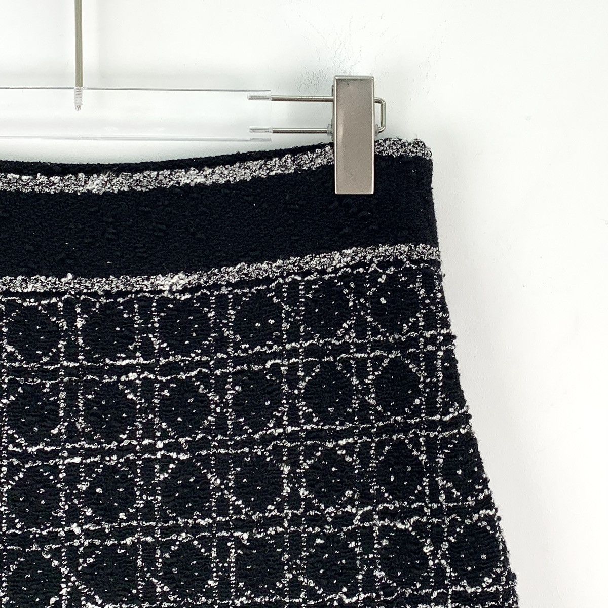Dior Dior Diamond Pattern Blend Tweed Reversible Mini Dress K26WX Size 26" / US 2 / IT 38 - 3 Thumbnail