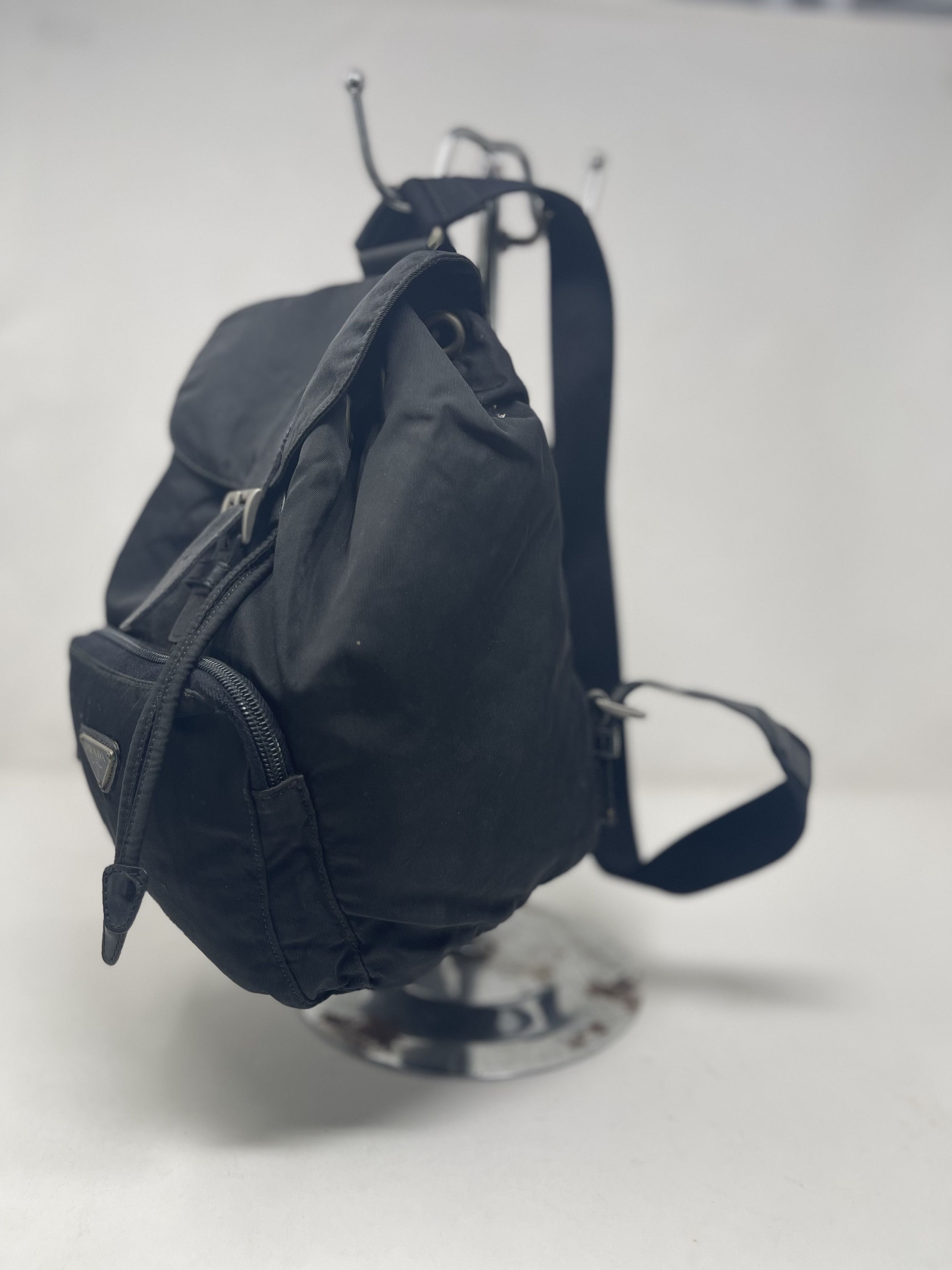 Prada Mini Prada Nylon Black BackPack Size ONE SIZE - 3 Thumbnail