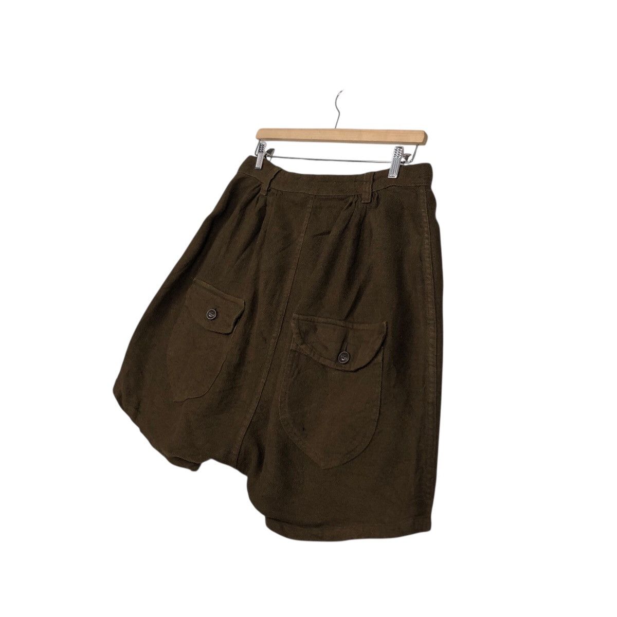 Sunao Kuwahara 📌Rich Brown Vintage Short Pants Sunaokuwahara Issey Miyake Size 30" / US 8 / IT 44 - 11 Thumbnail