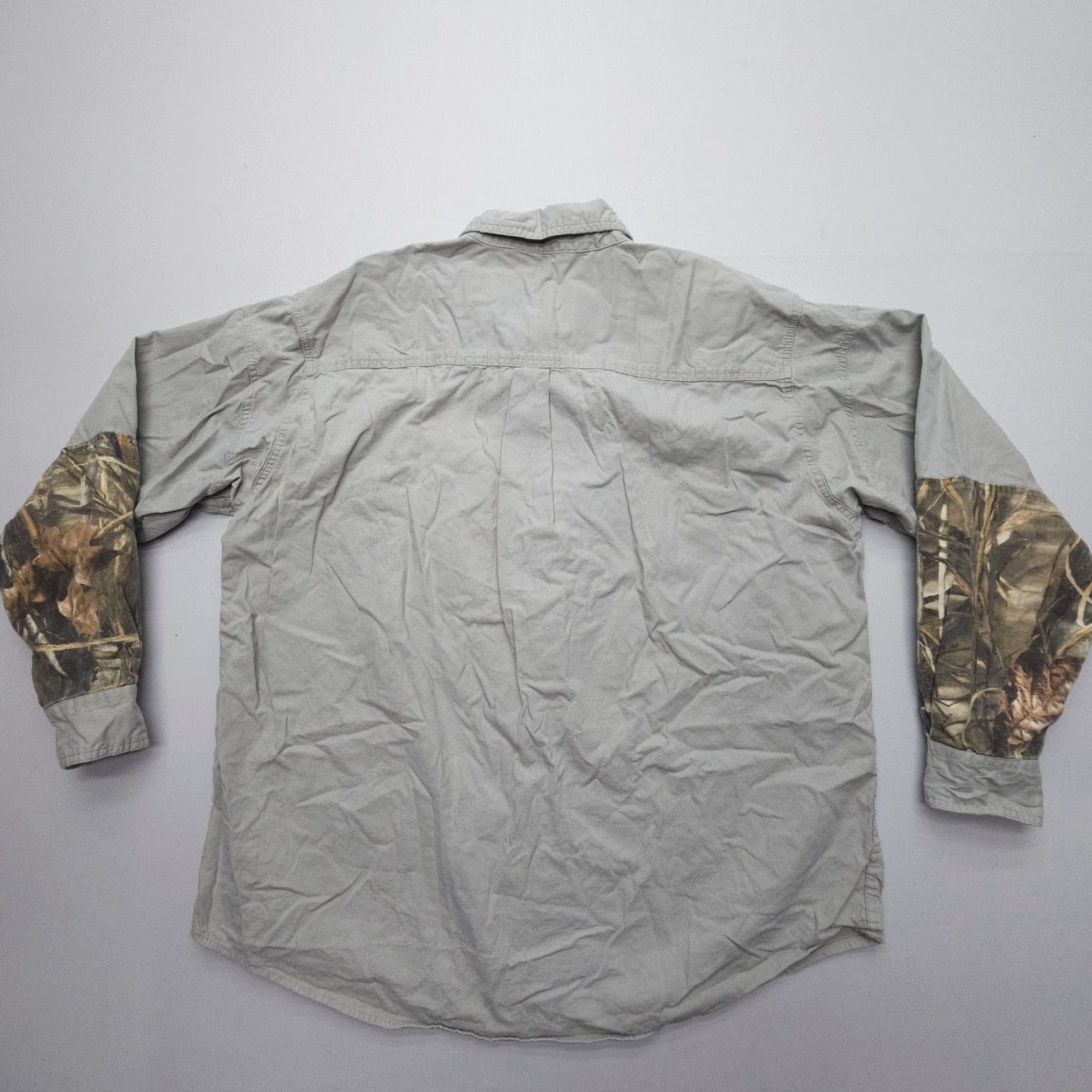 Warehouse Sportsmans Warehouse Canvas Shooting Shirt Mens XL Camouflage Accents Button-Up Outdoor Size US XL / EU 56 / 4 - 2 Thumbnail