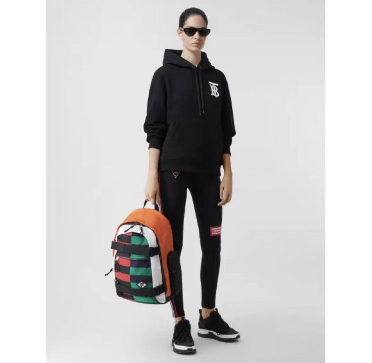 Burberry Burberry Black TB Logo Print Hoodie J41 Size XXL / US 16-18 / IT 52-54 - 5 Thumbnail