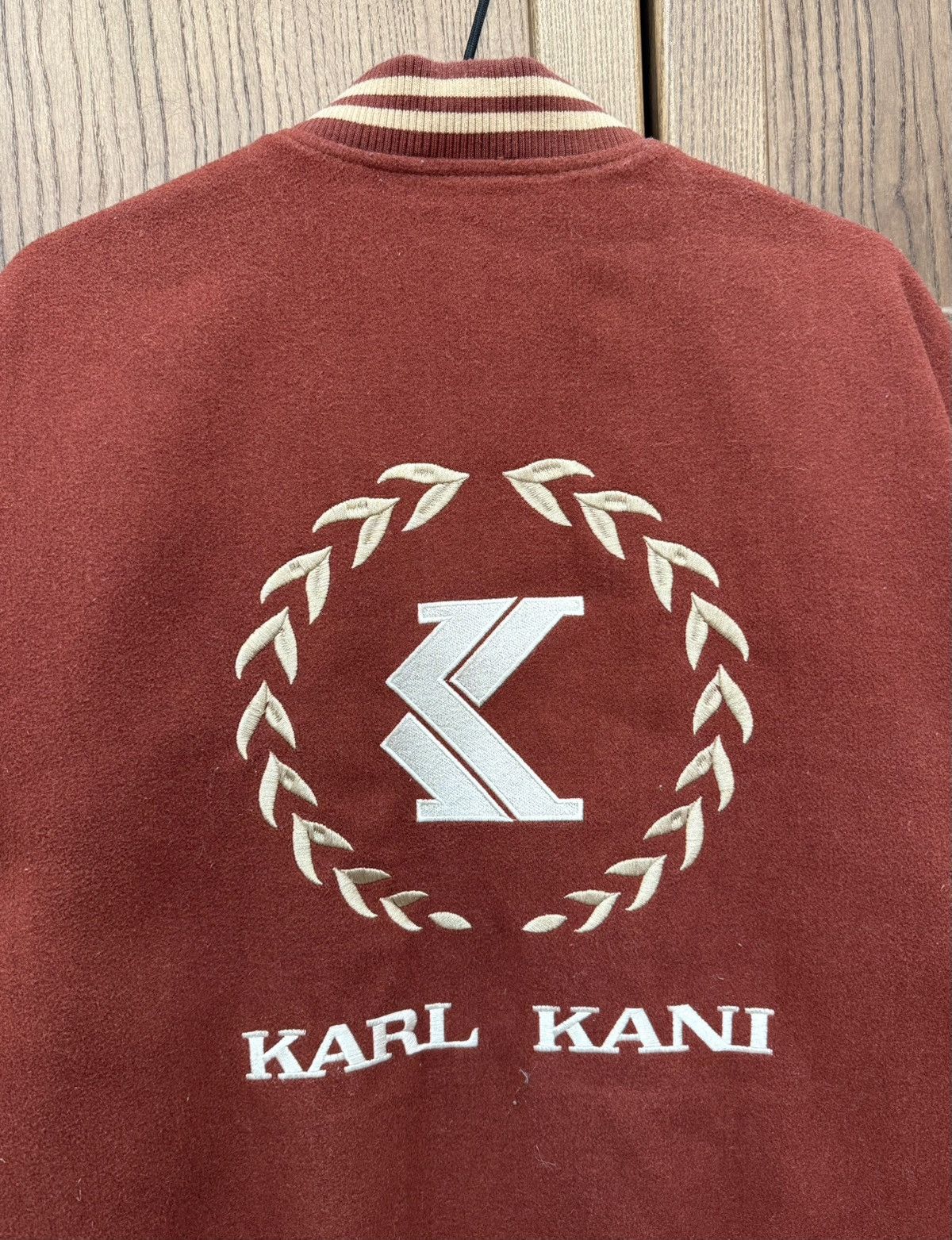 Karl Kani Karl Kani Cherry Bomber Wool Varsity Jacket Embroidered Logo Size US M / EU 48-50 / 2 - 15 Thumbnail