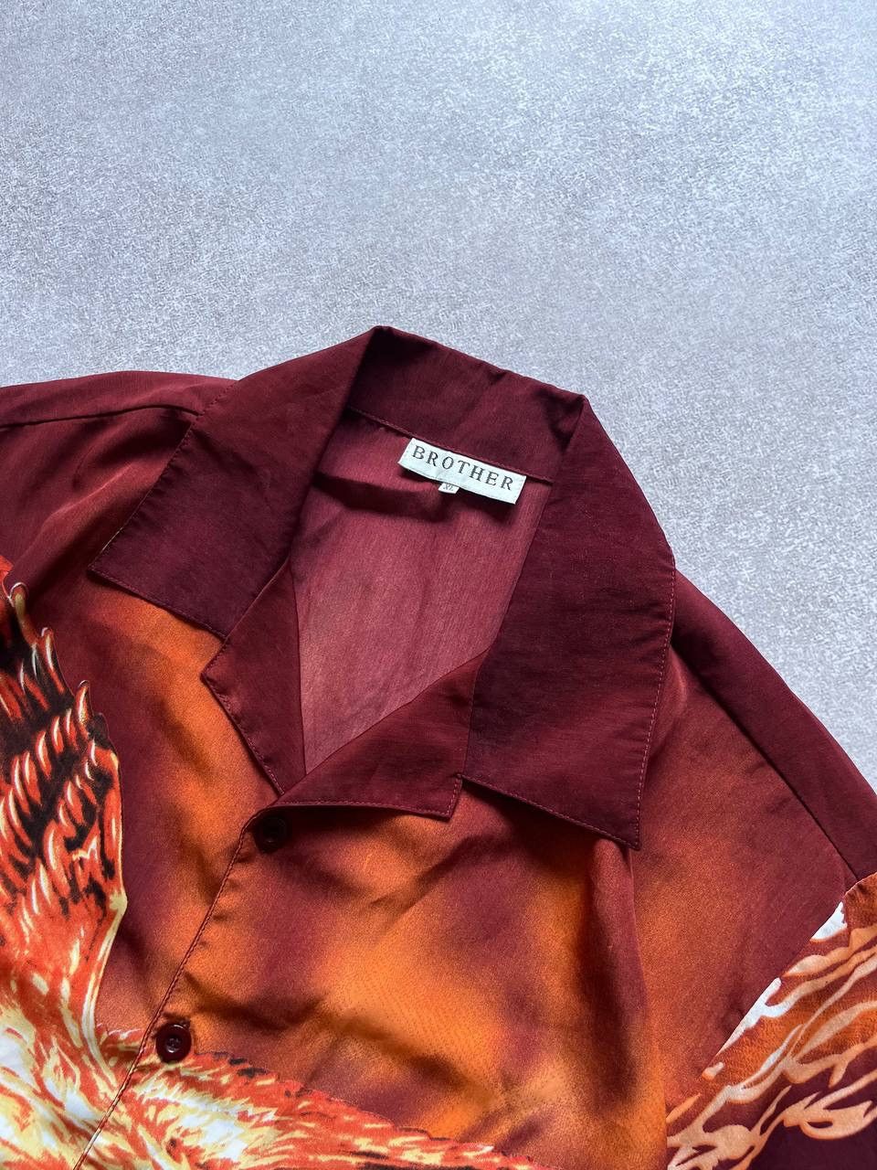 Japanese Brand × Vintage Vintage Eagle All Overprint Graphic Shirt XL Size US XL / EU 56 / 4 - 4 Thumbnail